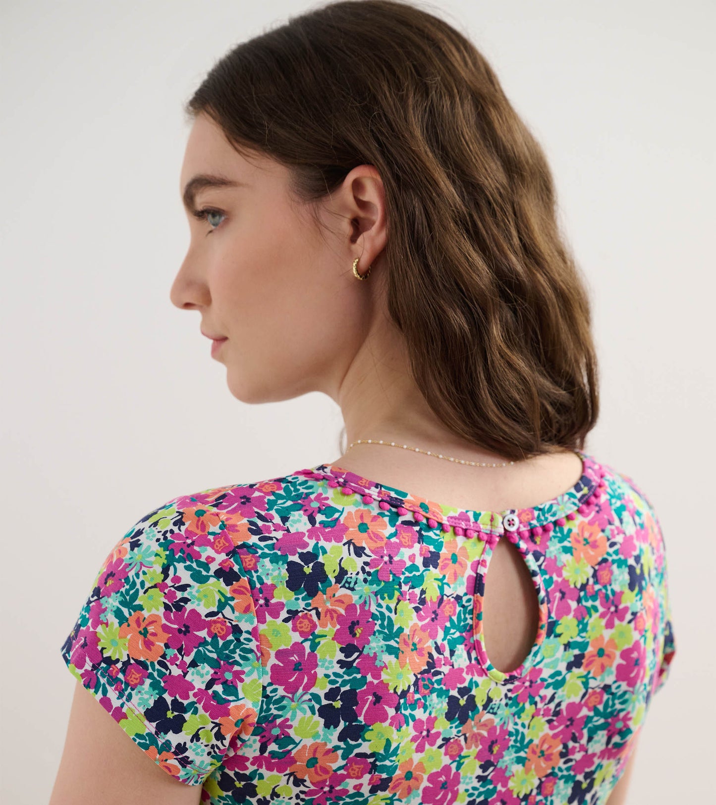Cici A-Line Dress - Fresh Flowers