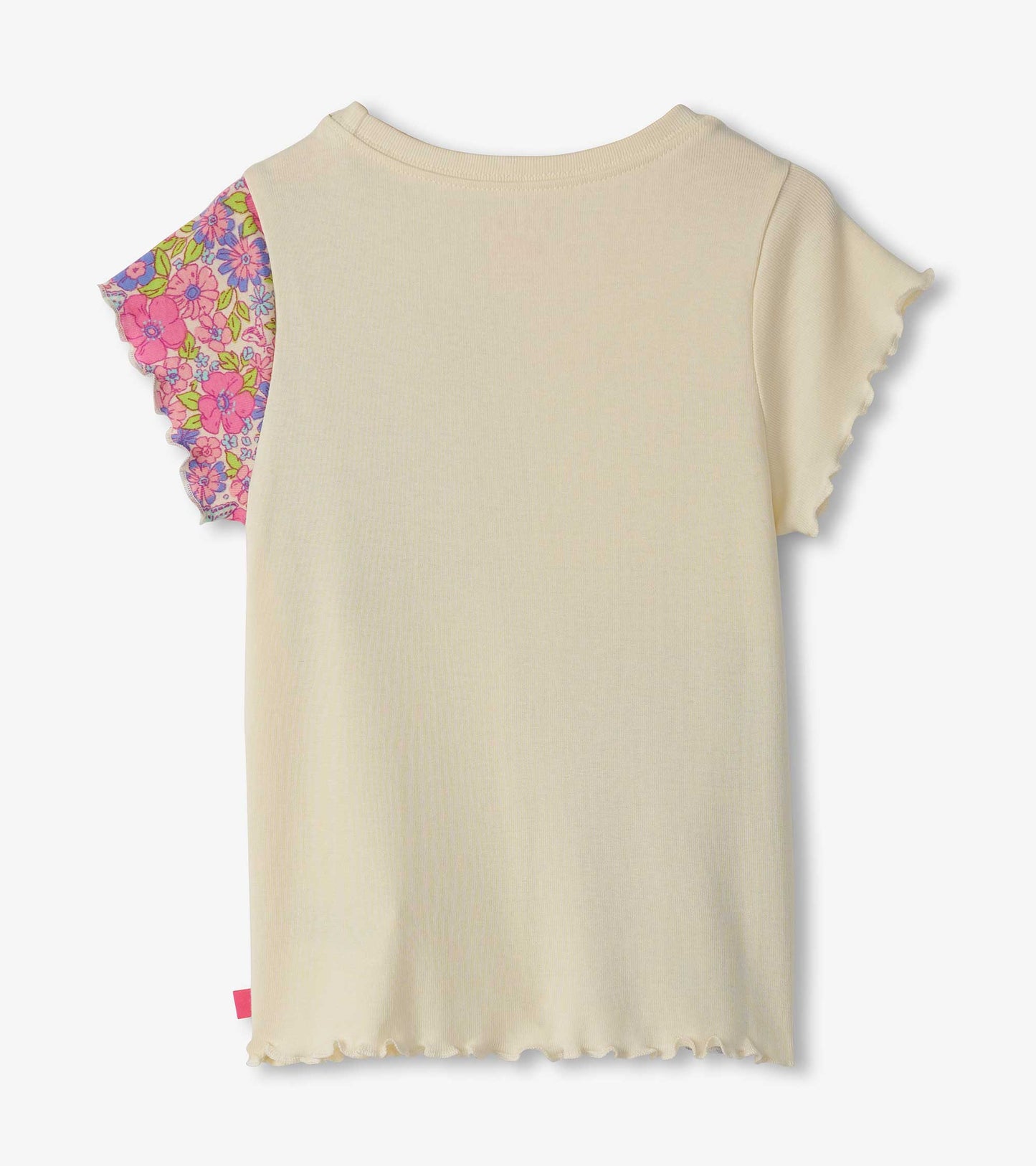 T-shirt patchwork – Fleurs stylées