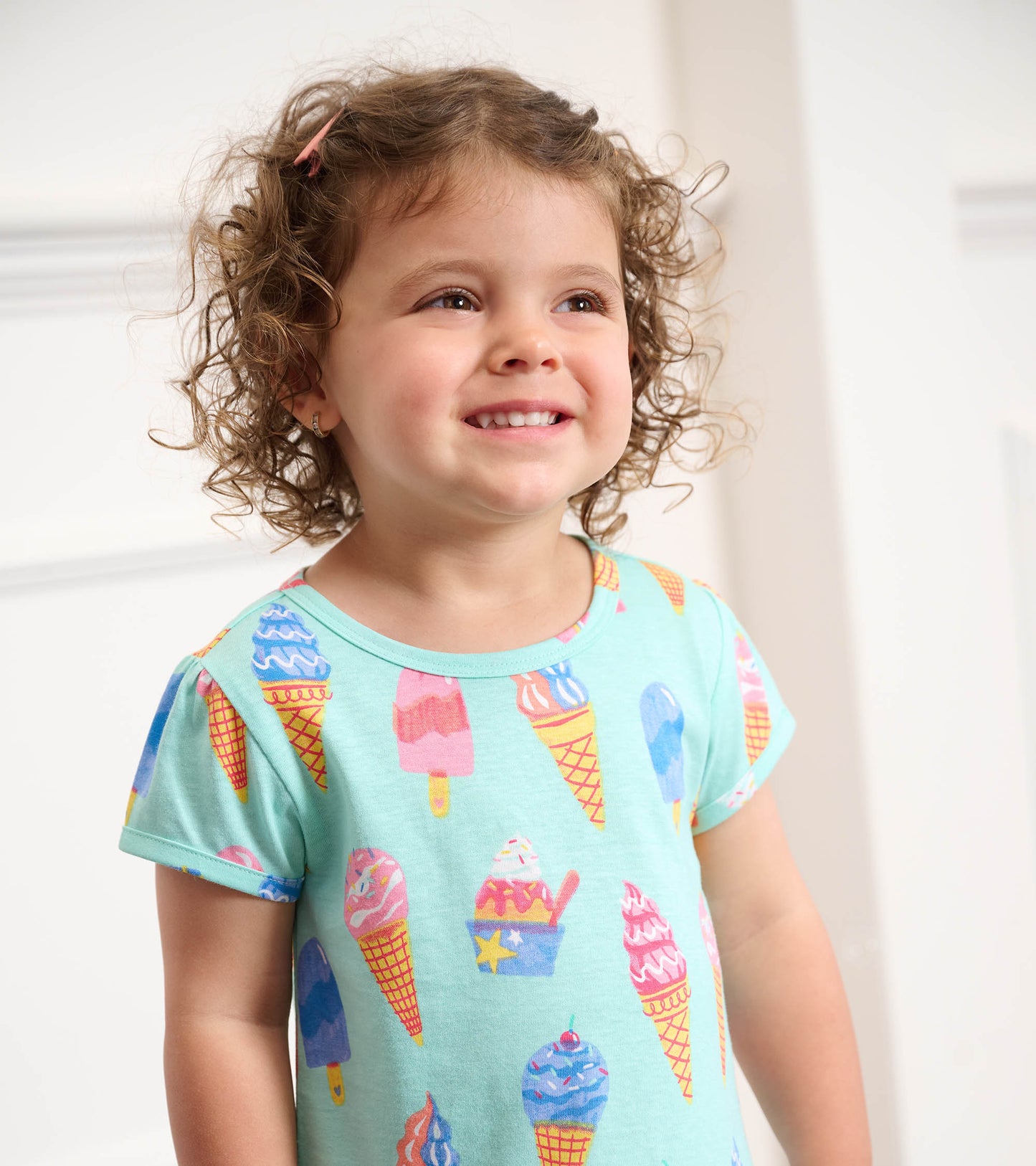 Robe froncée pour bébé et bambin – Cornets de glace