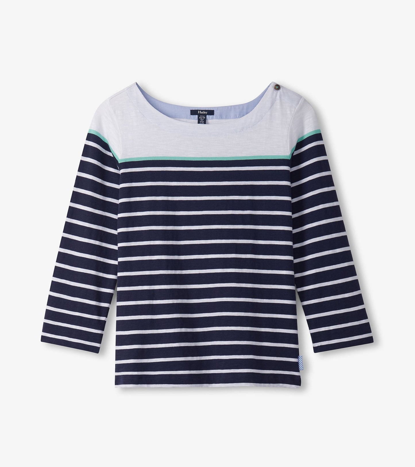 Button Breton - Shore Stripes