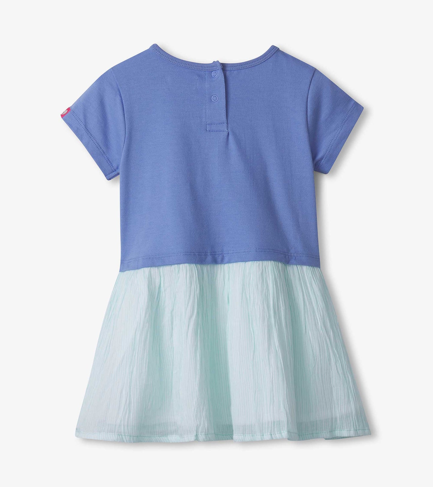 Robe à effet de superposition – Fleurs sauvages en cœur