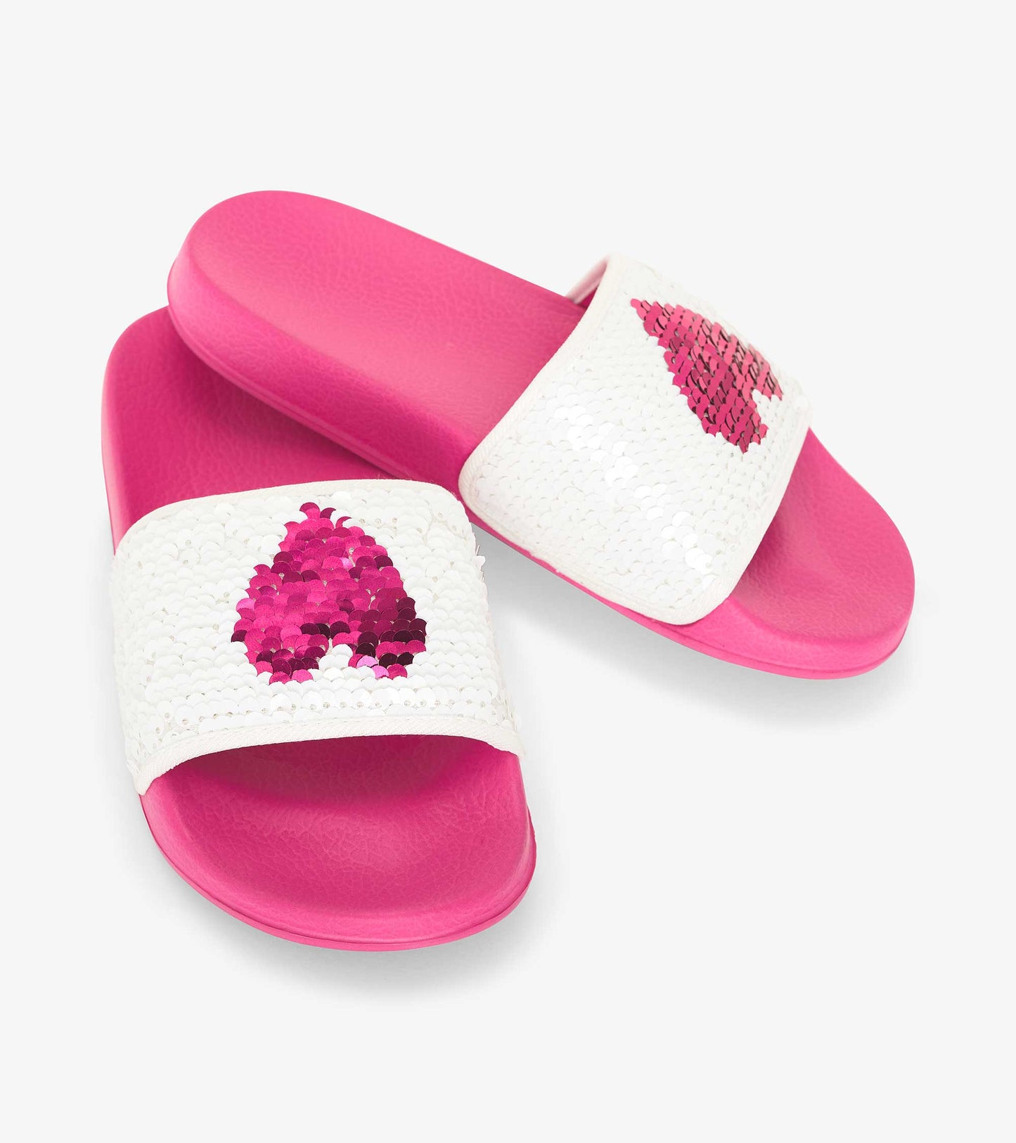 Sandales – Cœurs à paillettes