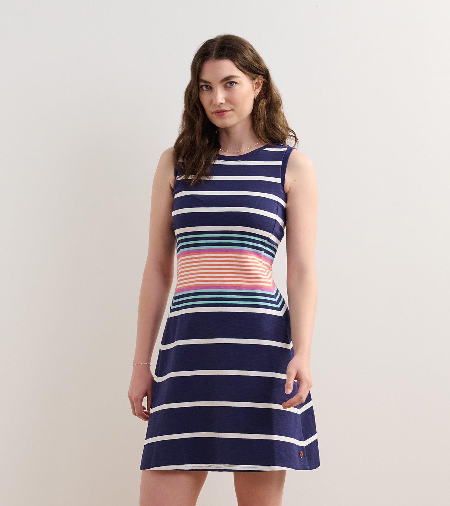 Robe Sarah – Rayures du soir