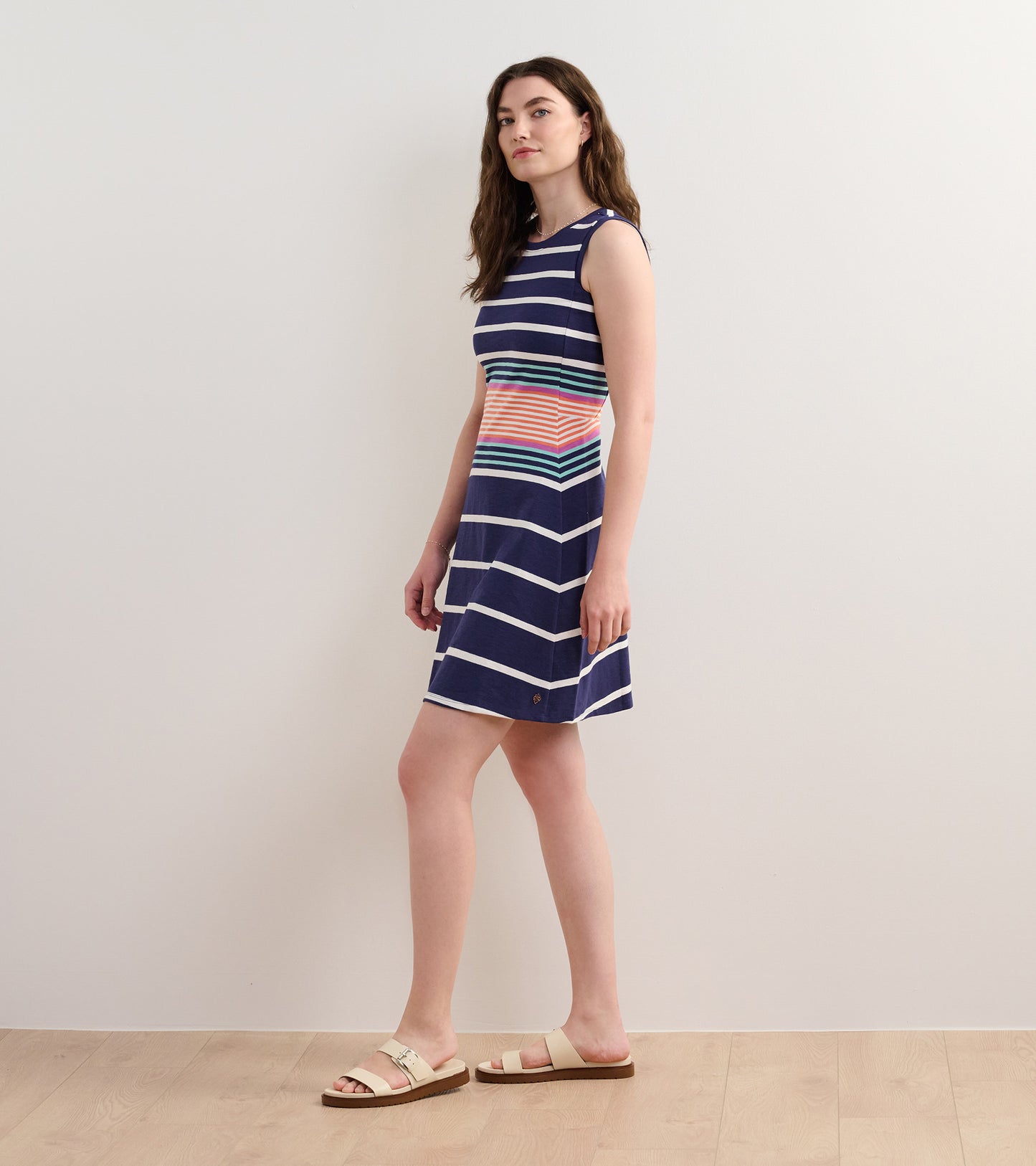 Robe Sarah – Rayures du soir