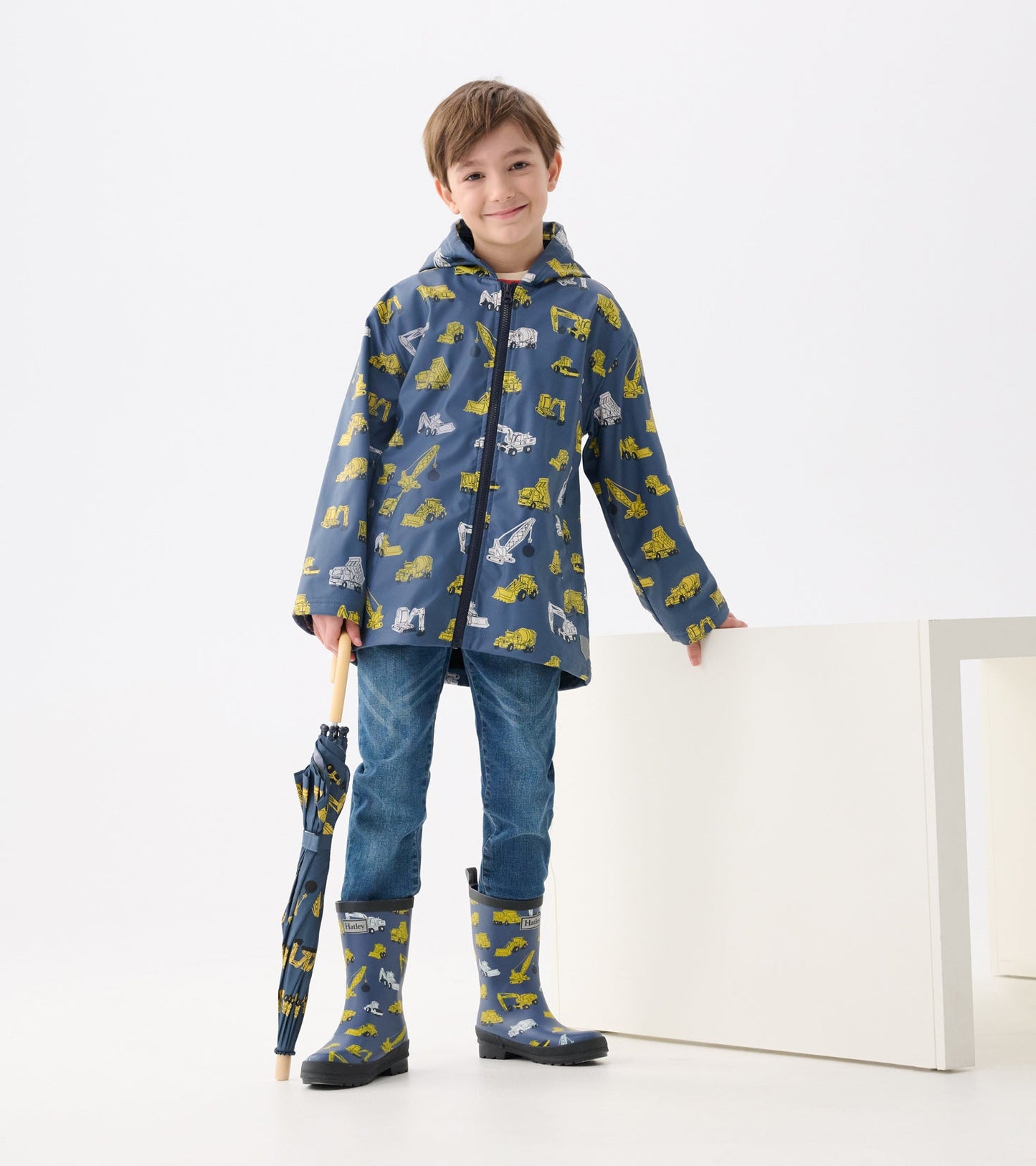 Veste de pluie à fermeture à glissière – Construction