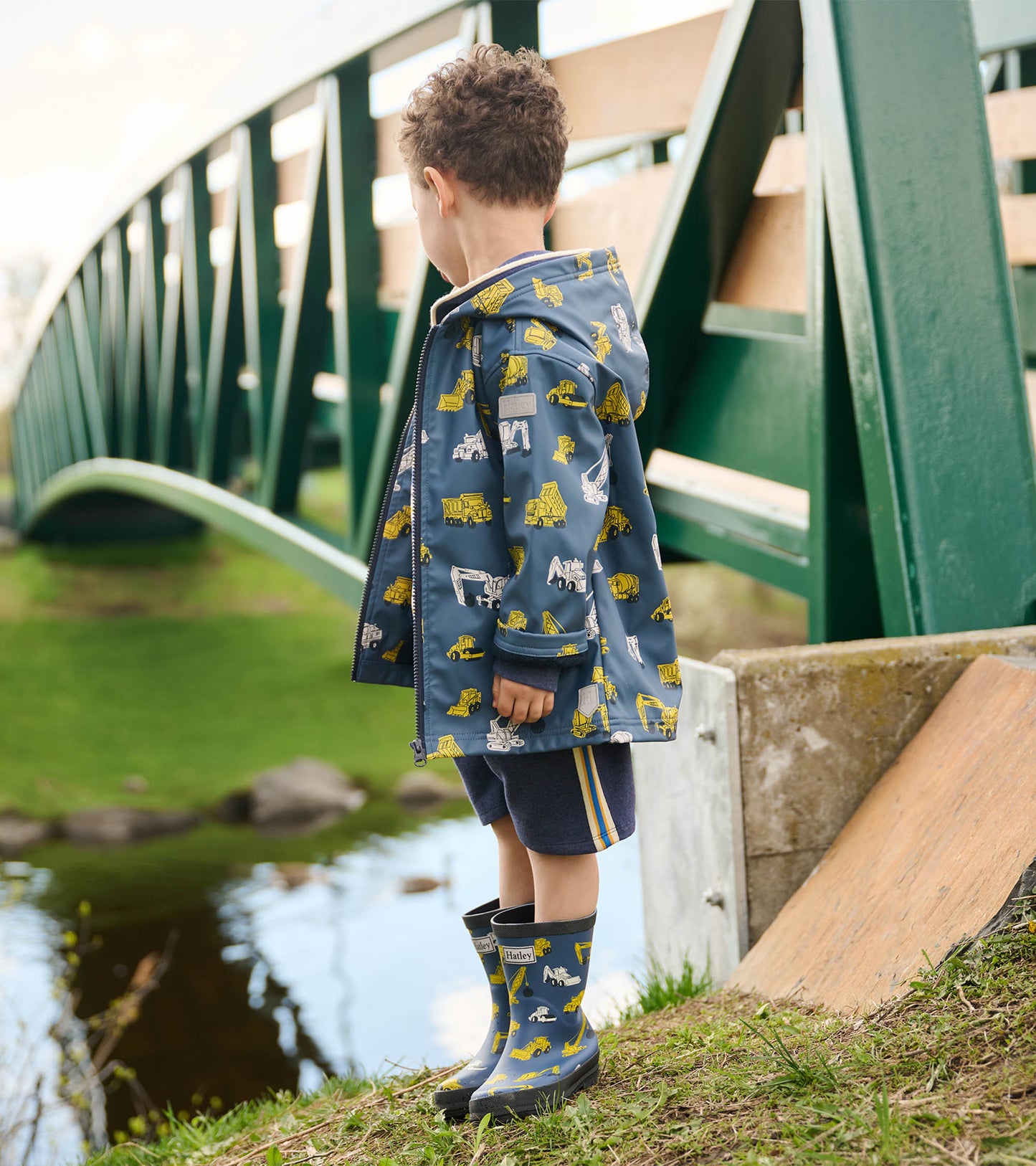 Veste de pluie à fermeture à glissière – Construction