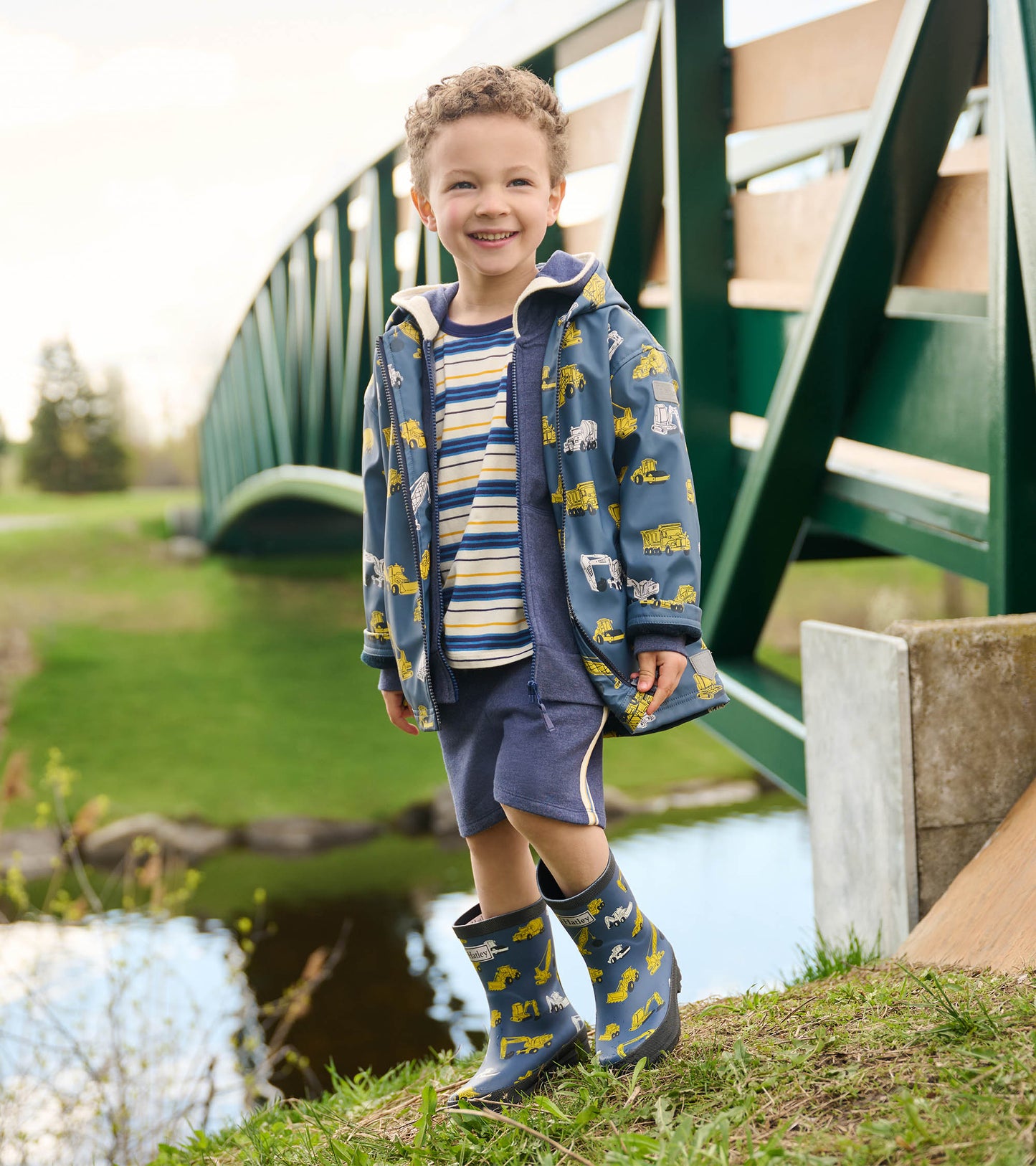 Veste de pluie à fermeture à glissière – Construction