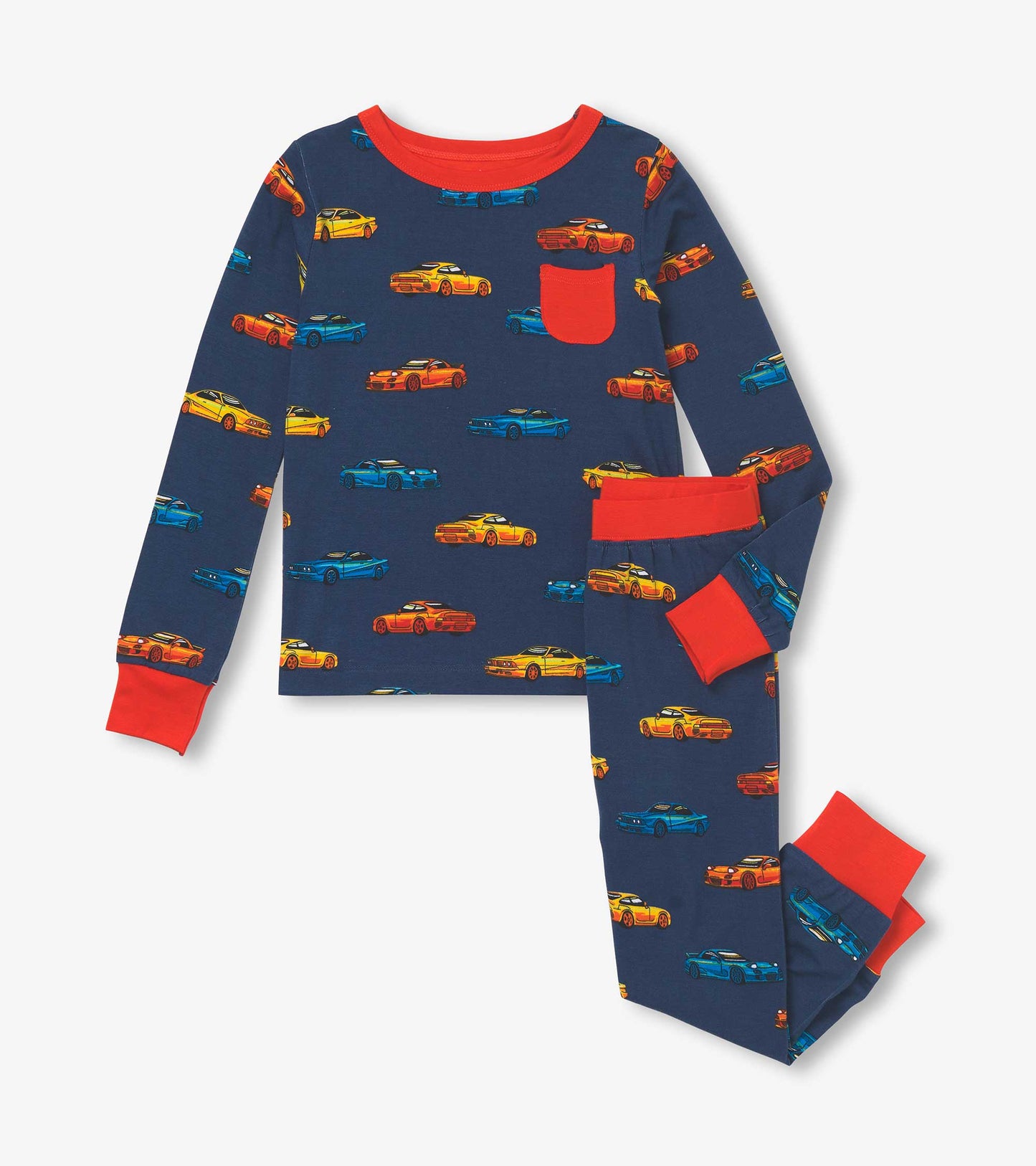 Pyjama en bambou – Voitures vaporwave