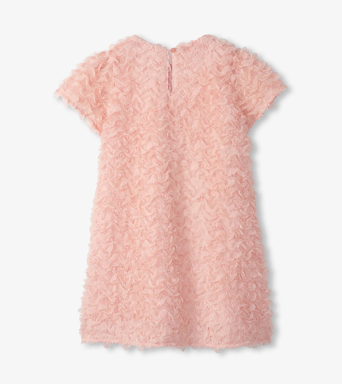 Robe évasée en mousseline – Abricot