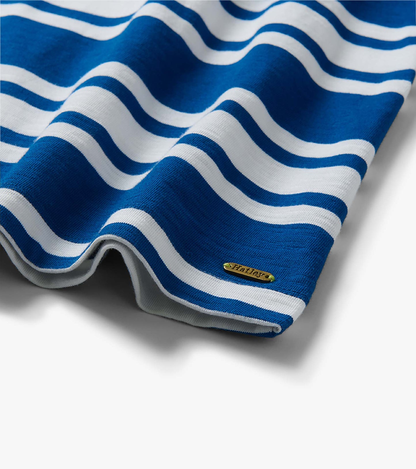 Robe à encolure crantée Lily – Rayures joyeuses larges