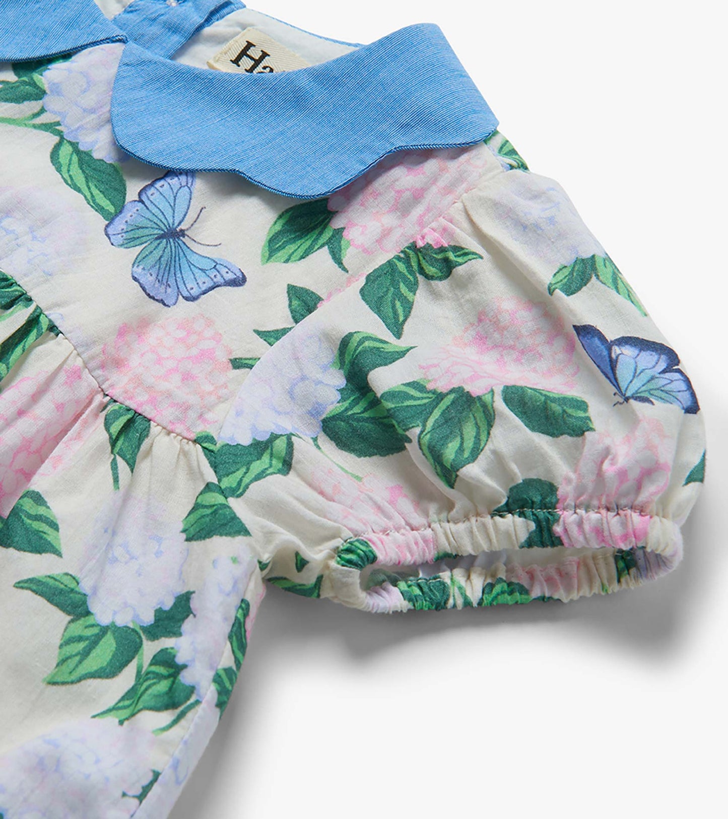 Robe tissée à col – Jardin enchanté