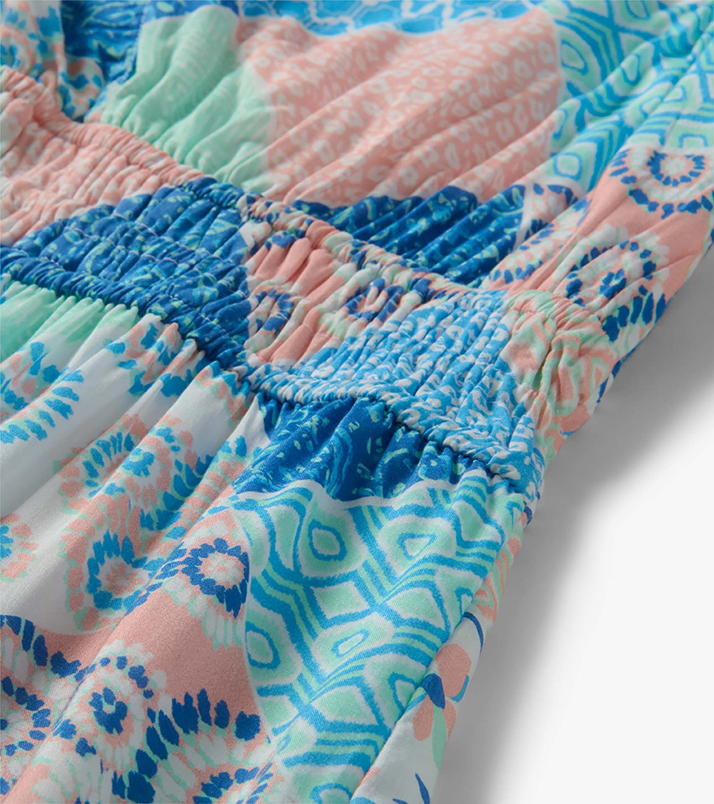 Fiona Dress - Mixed Match Patches