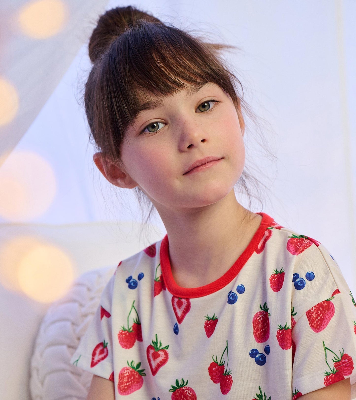 Girls Summer Berries Short Sleep Set