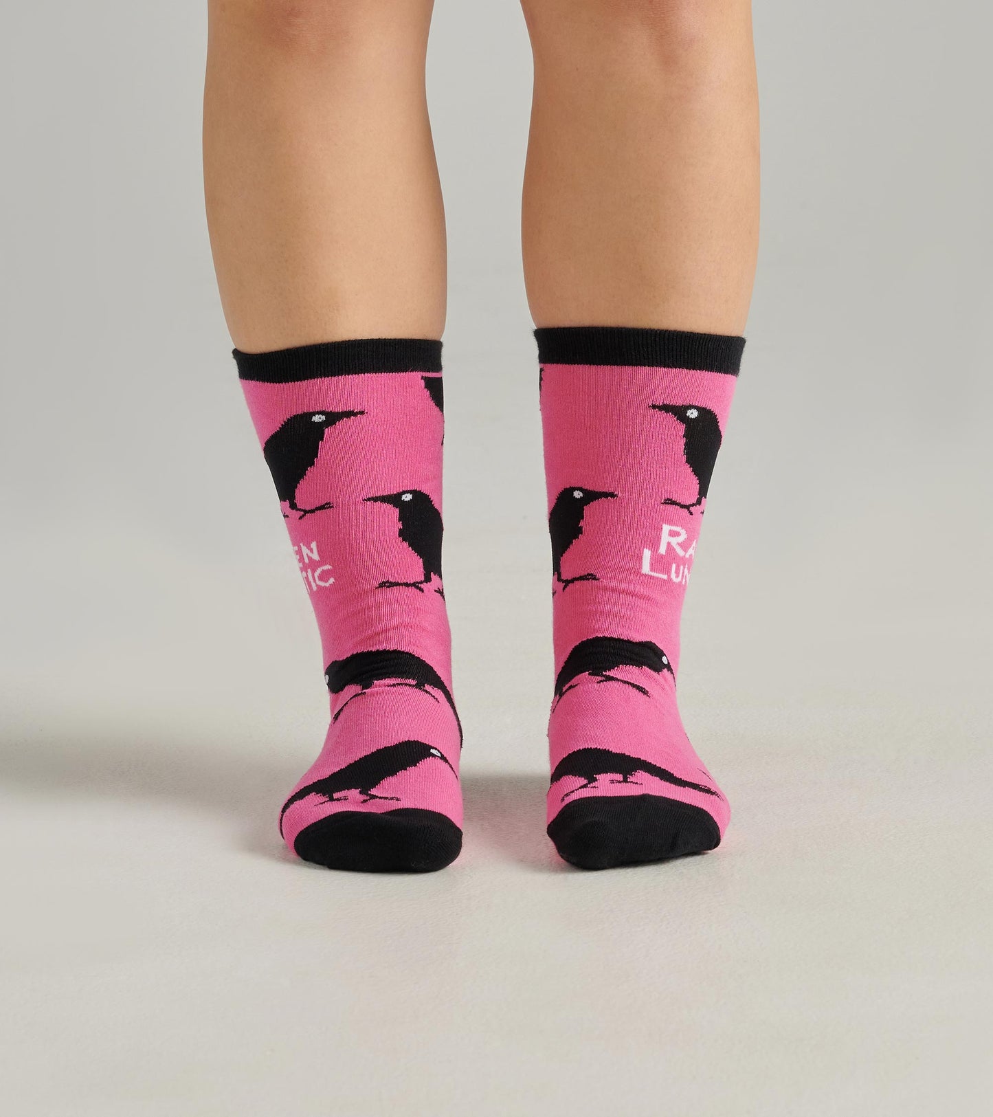 Chaussettes pour femme – Corbeau « Raven Lunatic »
