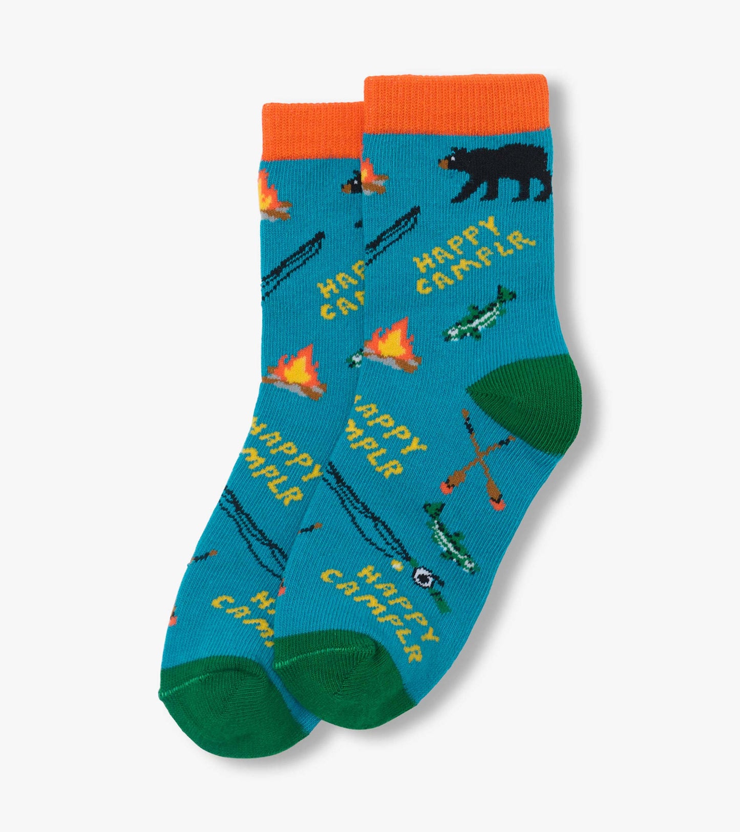 Chaussettes pour enfant – Camping rétro « Happy Camper »