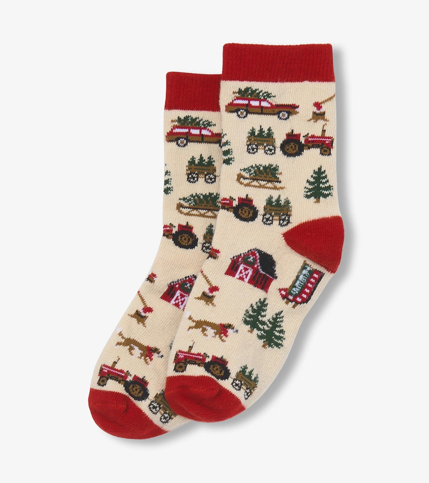 Chaussettes pour enfant – Ferme d’arbres de Noël