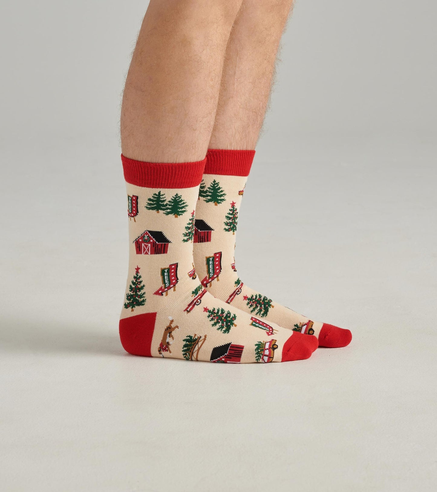 Chaussettes pour homme – Ferme d’arbres de Noël