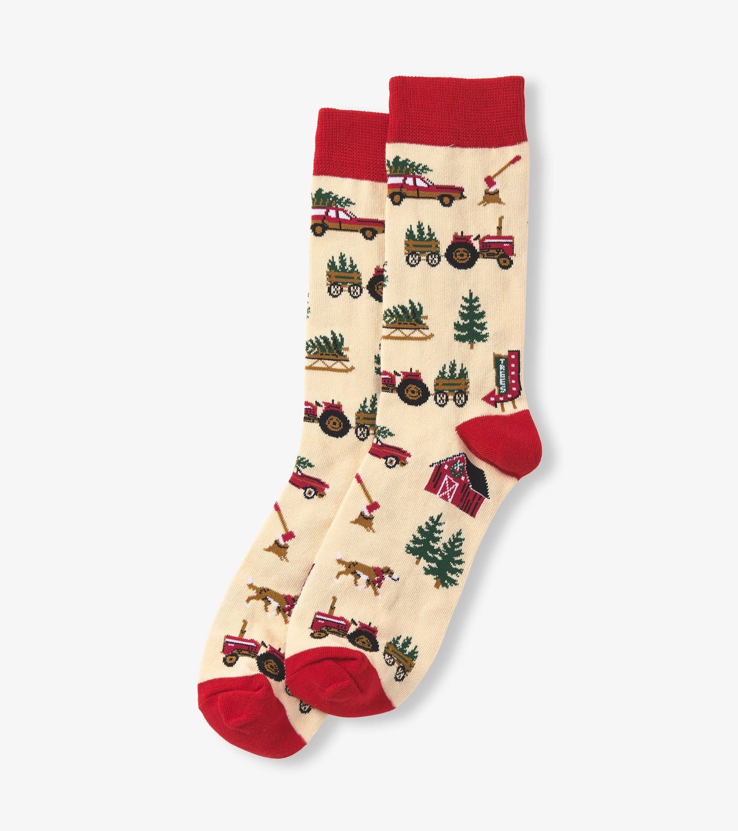 Chaussettes pour homme – Ferme d’arbres de Noël
