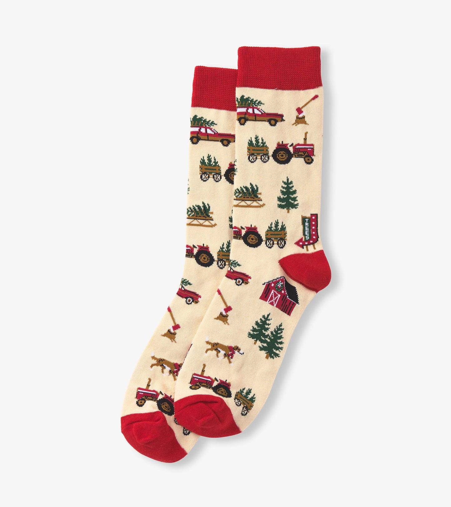 Chaussettes pour homme – Ferme d’arbres de Noël