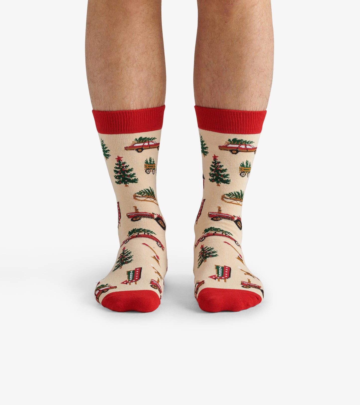 Chaussettes pour homme – Ferme d’arbres de Noël