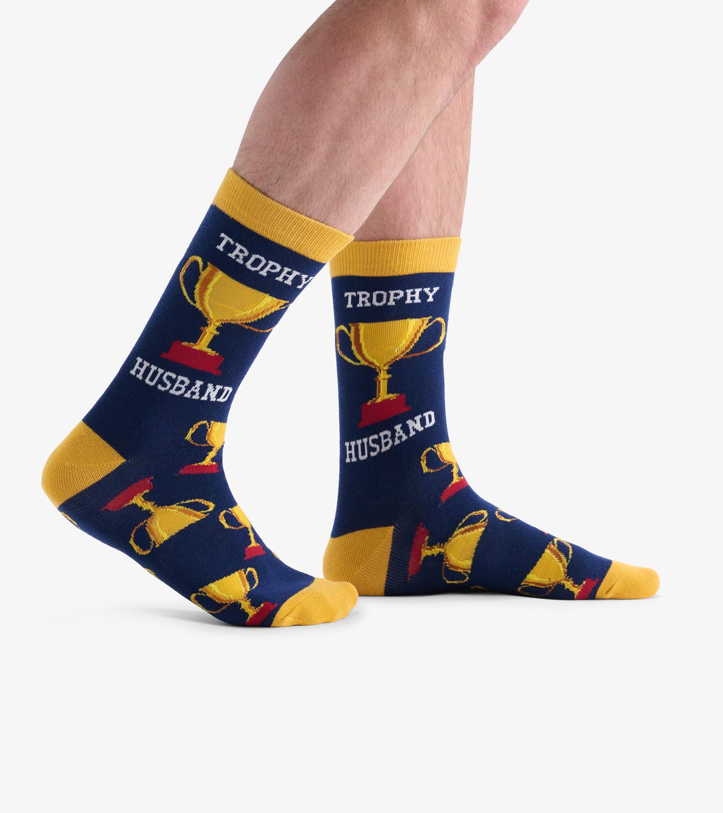 Men's Trophy Husband Crew Socks
