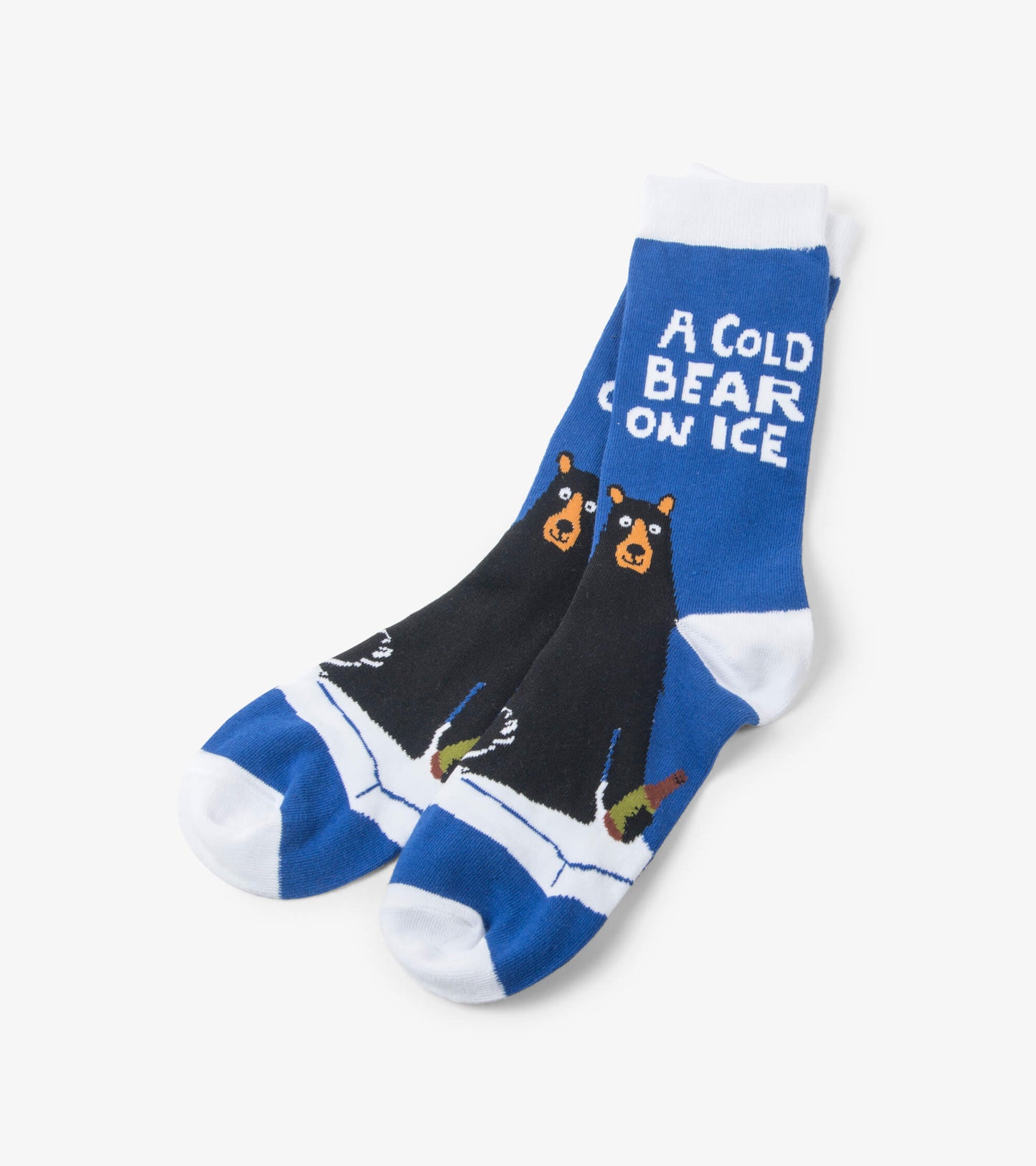 Chaussettes pour homme – Ours « A Cold Bear on Ice »