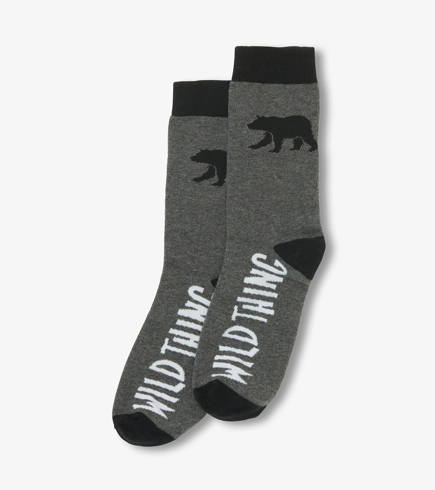 Chaussettes pour homme – Ours noir « Wild Thing »