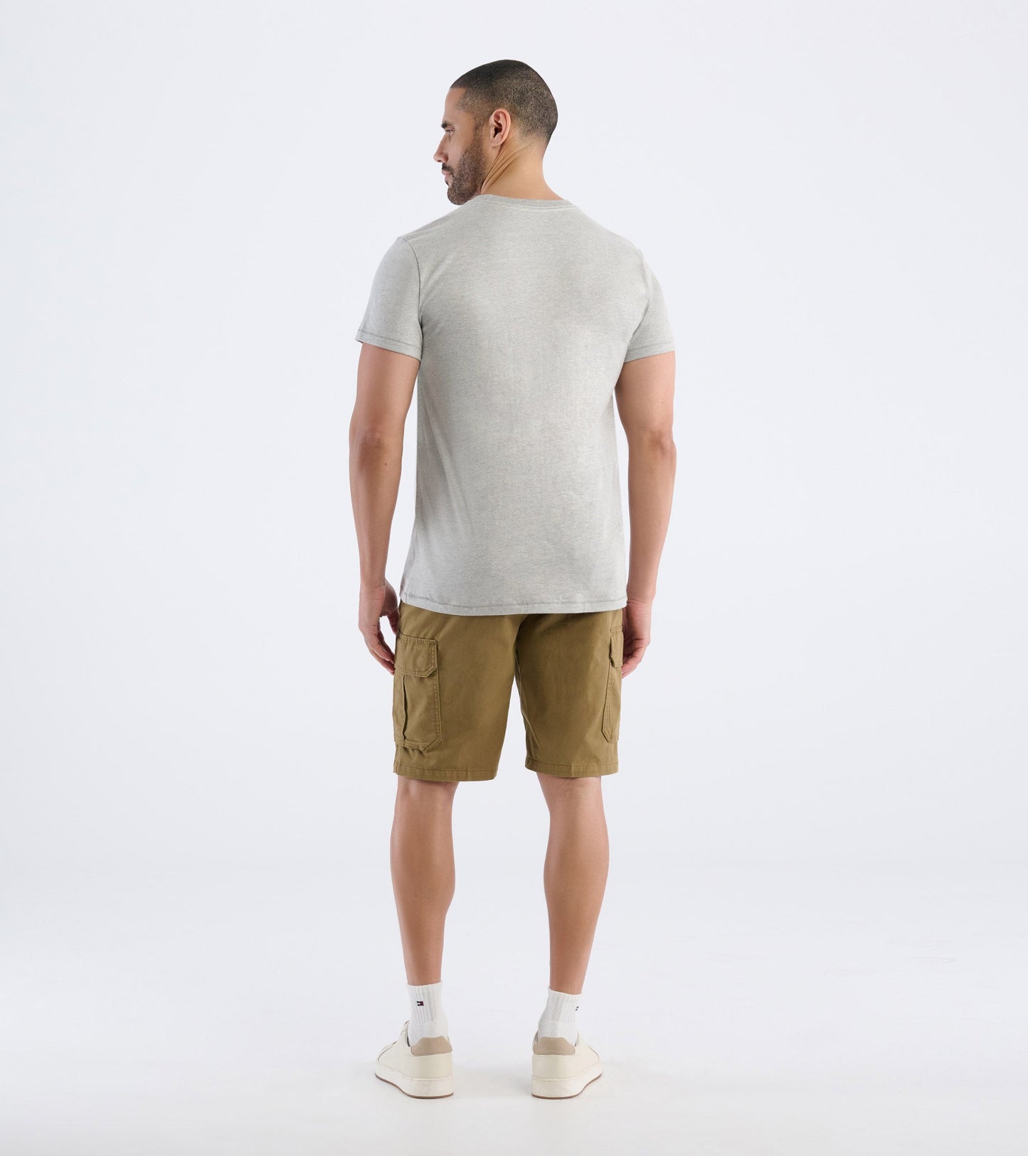T-shirt pour homme – Ours sur fond gris