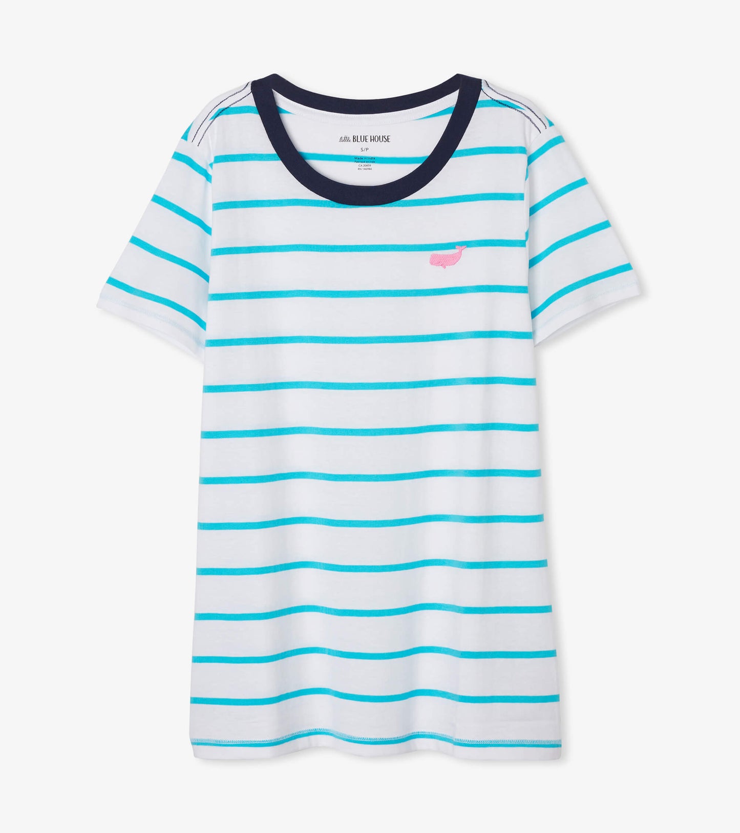 T-shirt de pyjama pour femme – Baleine nautique