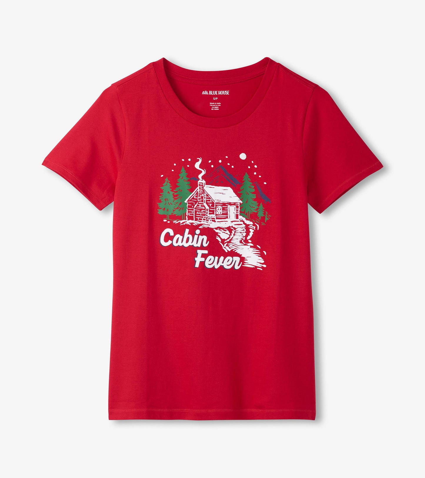 T-shirt de pyjama pour femme – Chalet d’hiver