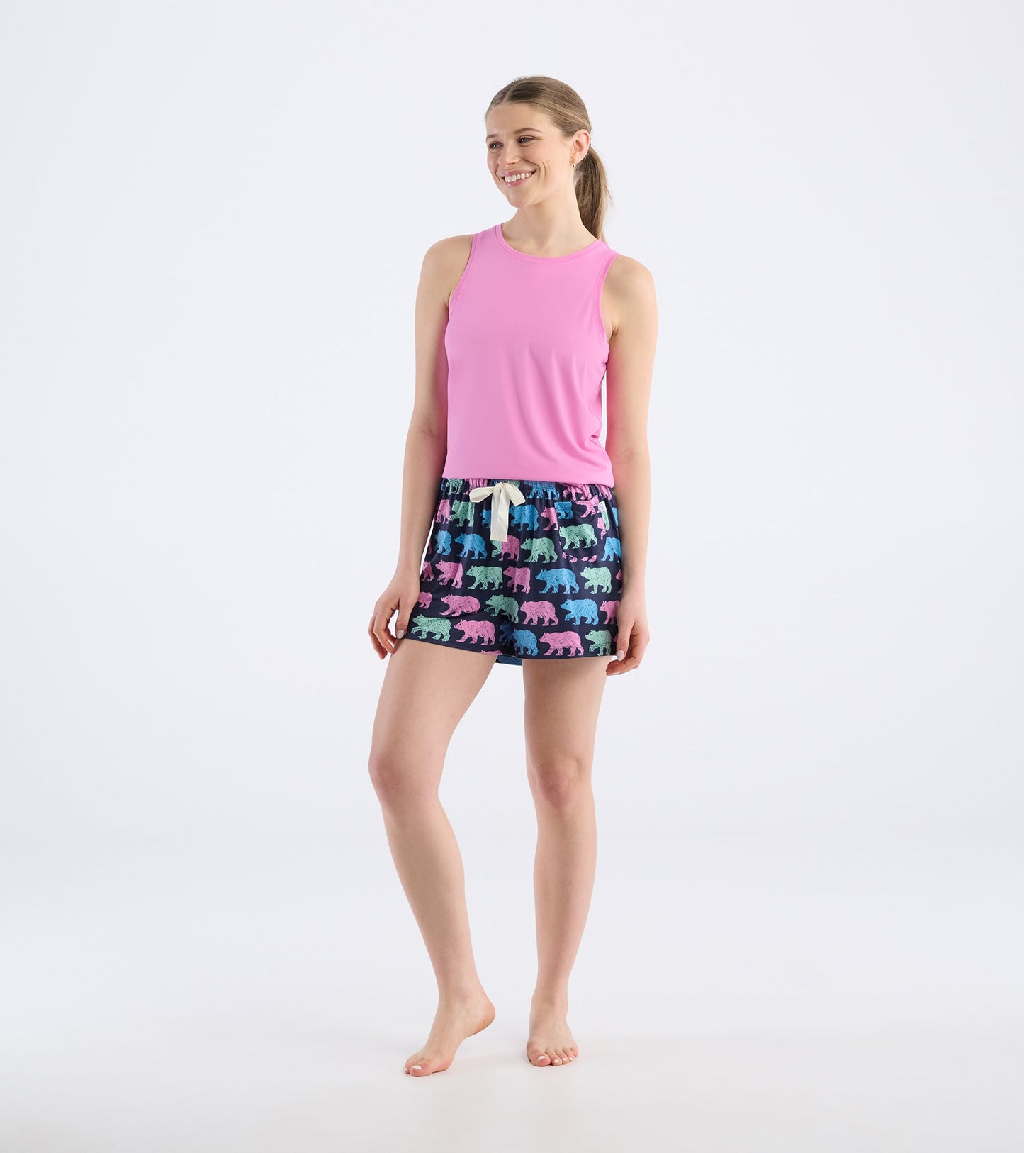 Women's Pink Pajama Tank