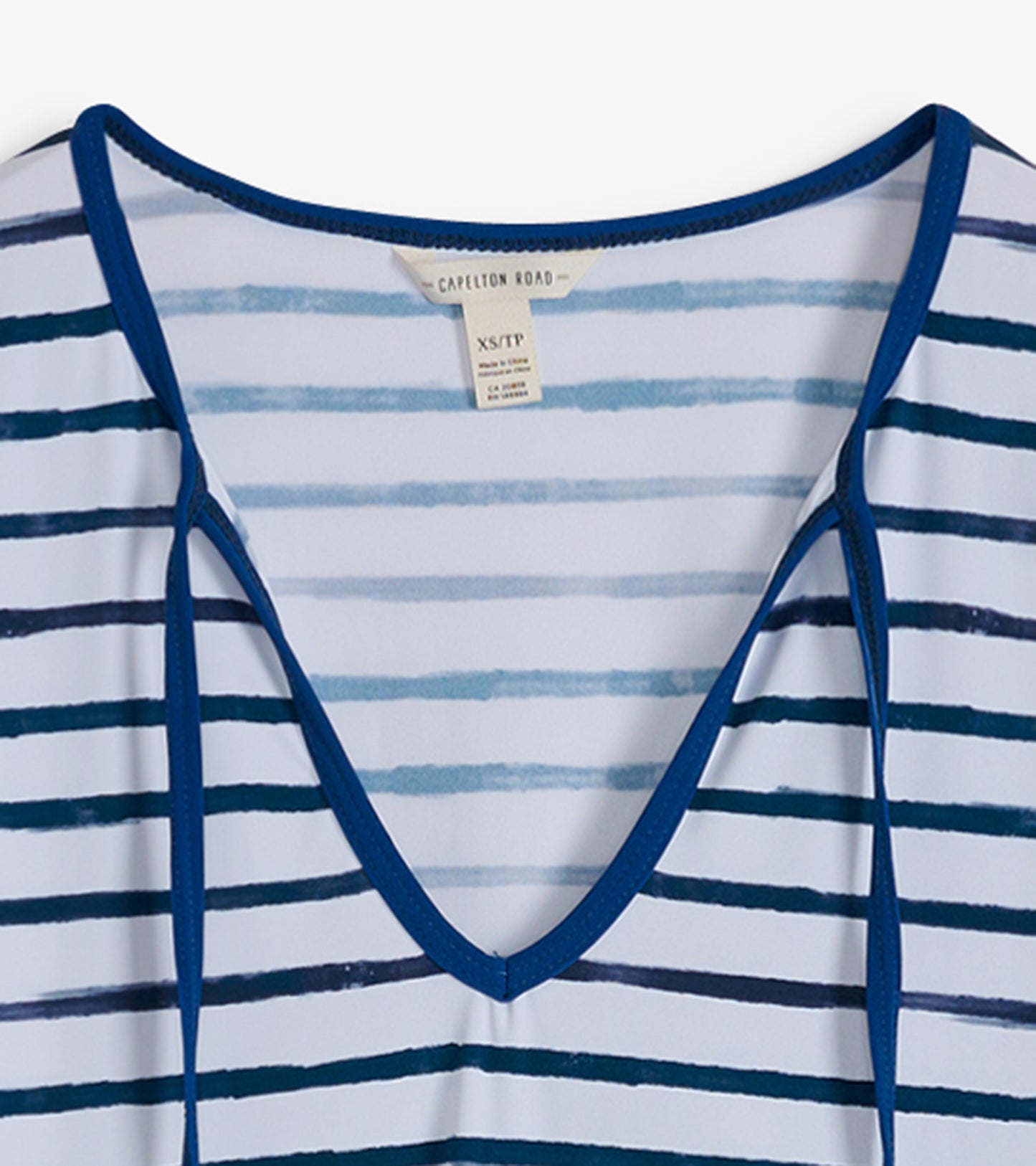 Robe de plage – Rayures aquarelle