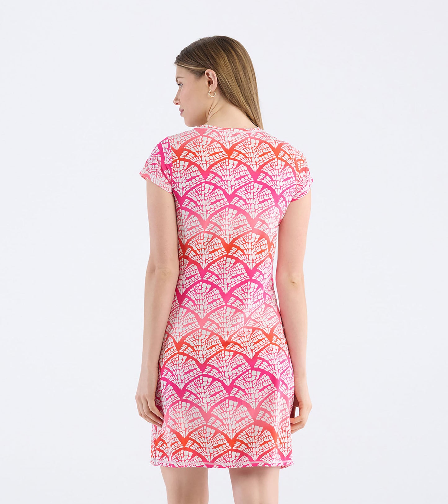 Robe t-shirt – Imprimé cabana arc-en-ciel