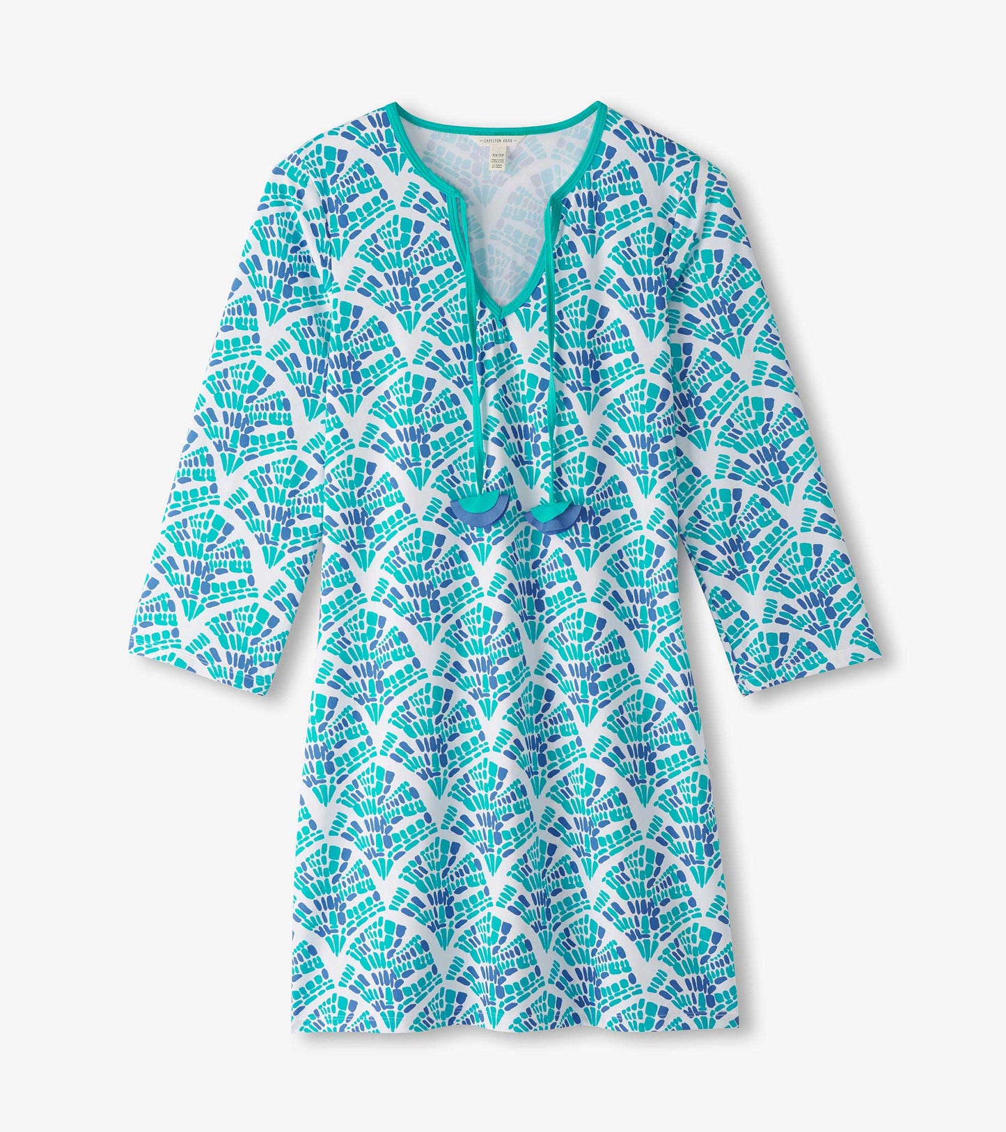 Women's Mosaic Waves Seaside Beach Dress