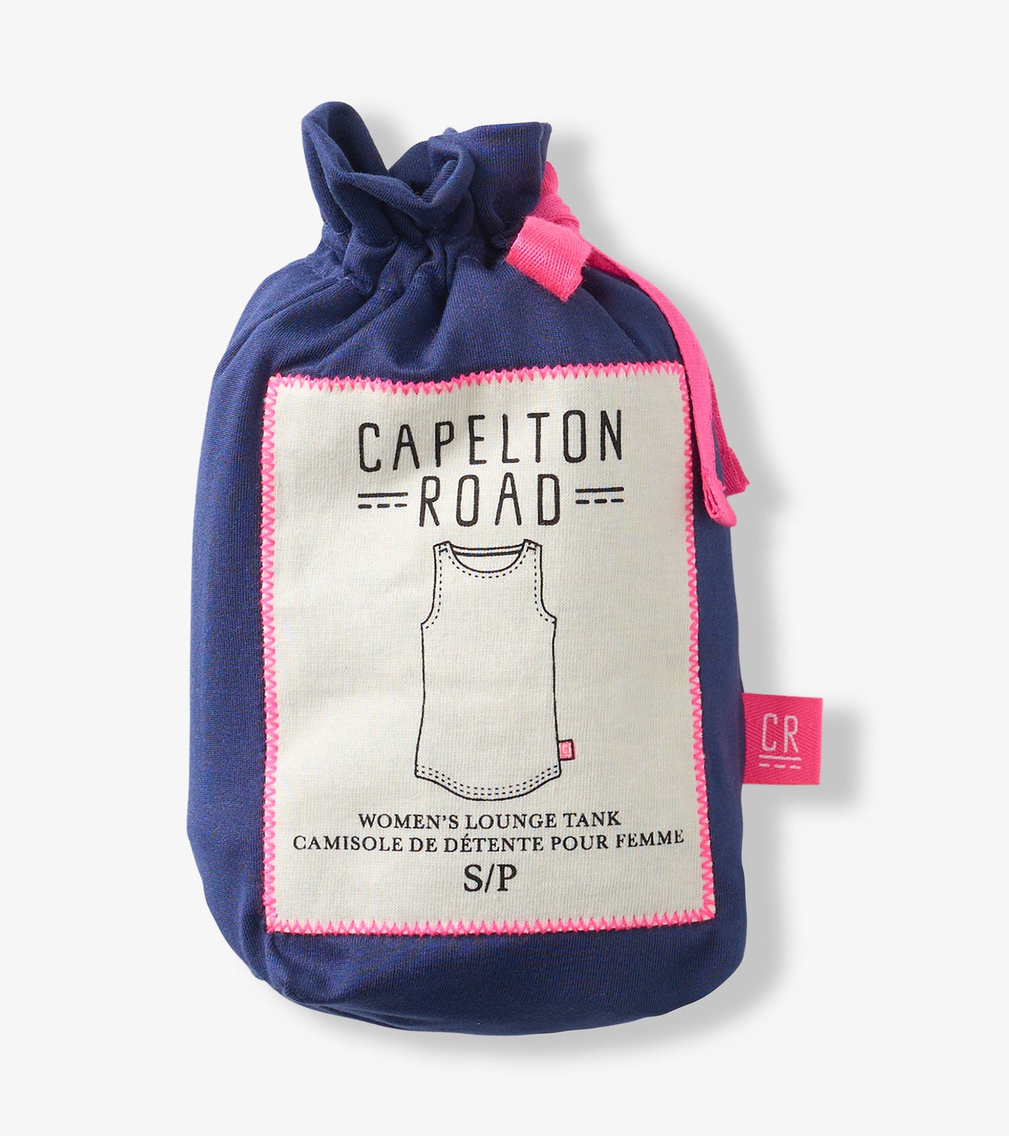 Women's Navy Polyknit Scoop Neck Tank Top