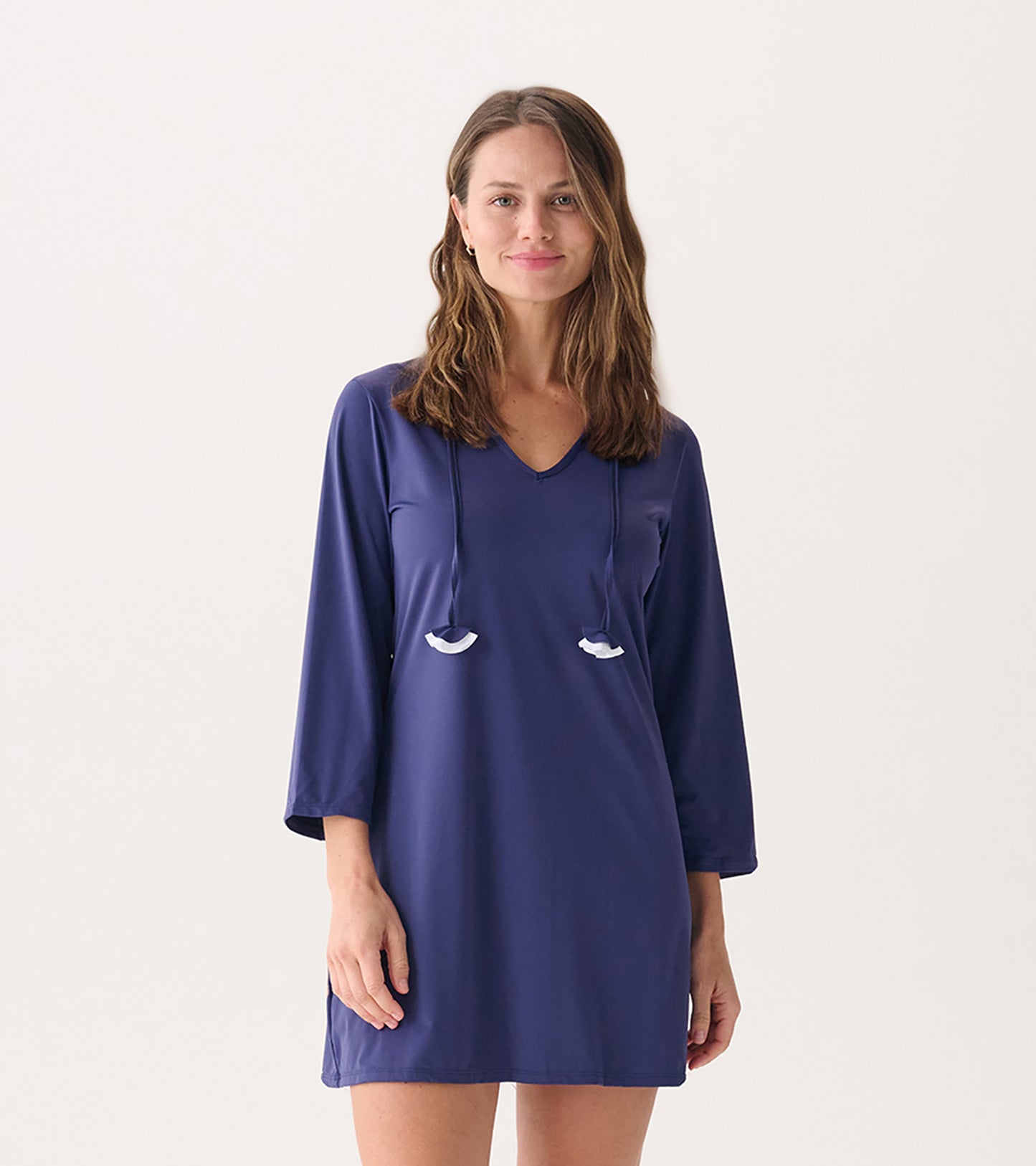 Robe de plage – Bleu patriote
