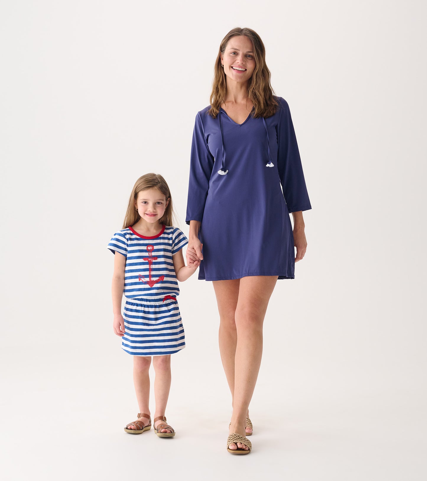 Robe de plage – Bleu patriote