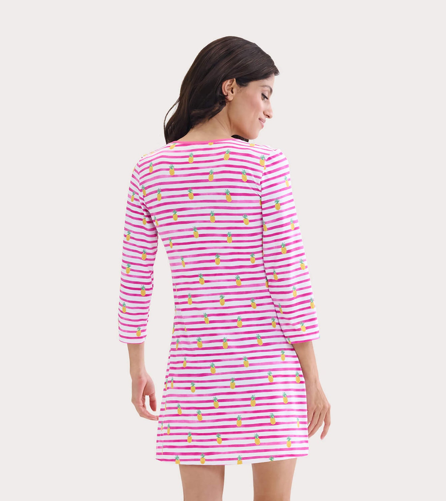Robe de plage – Rayures ananas