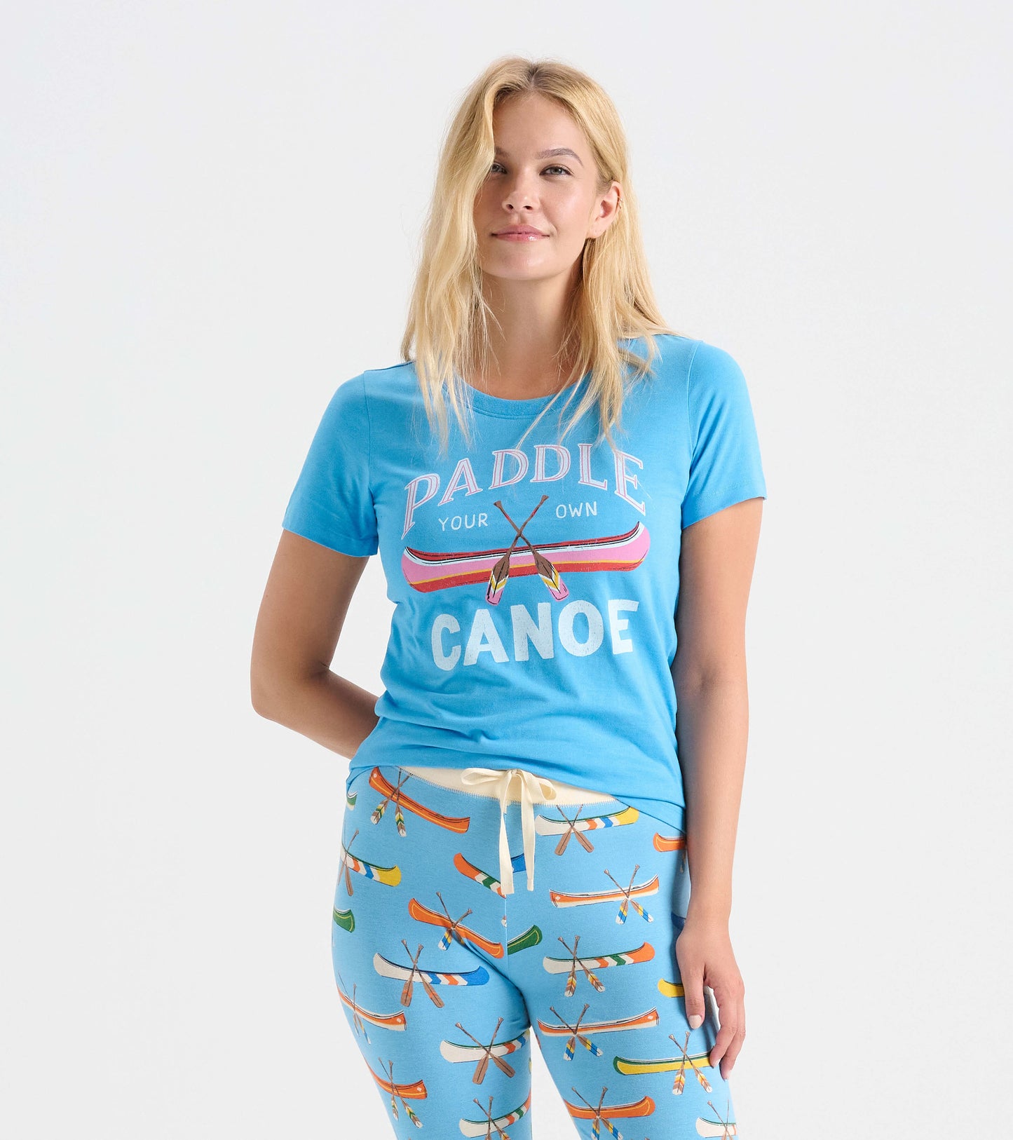 T-shirt pour femme – Canoë « Paddle Your Own Canoe »