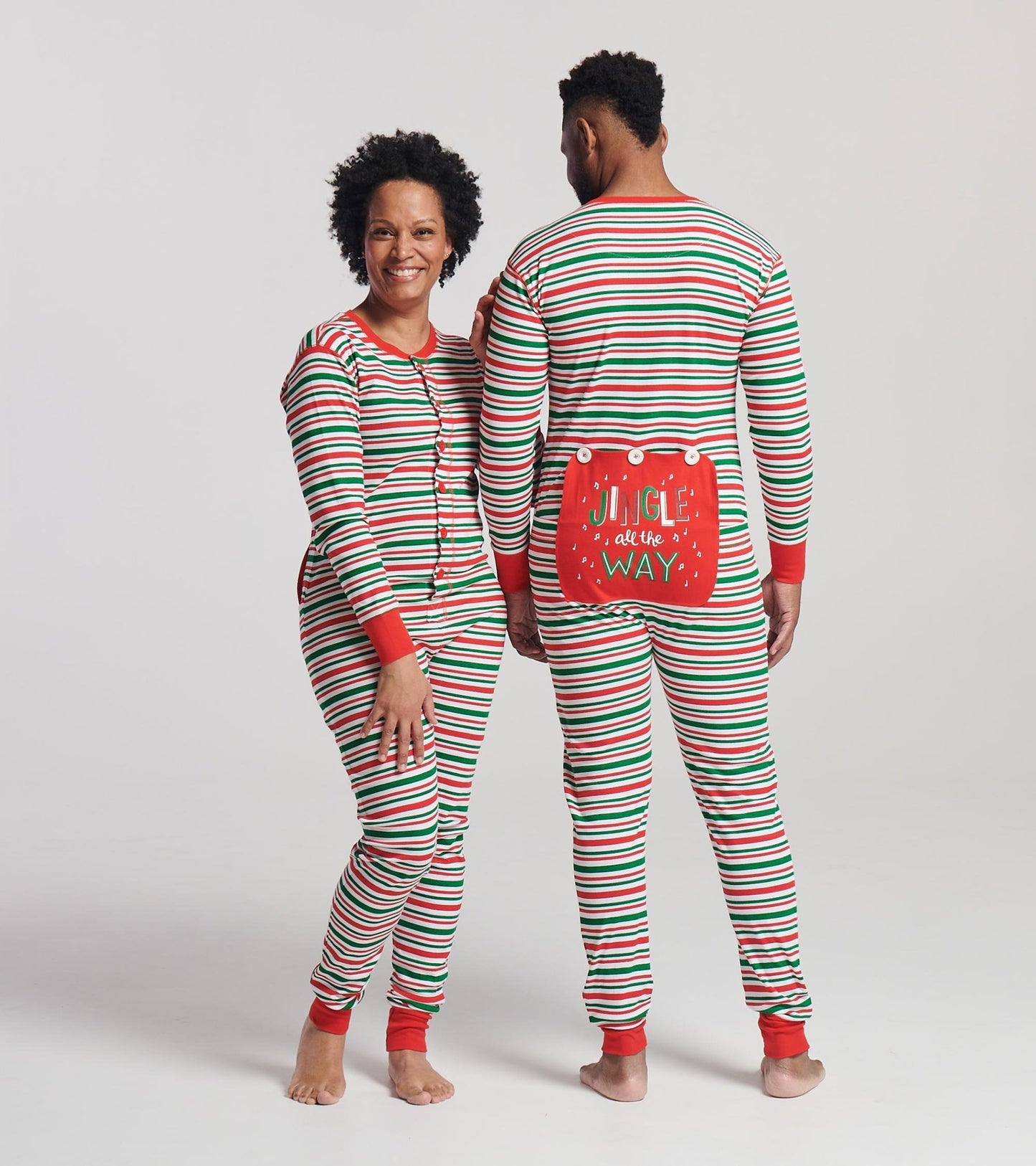Combinaison pour adulte – Motif des fêtes « Jingle All The Way »
