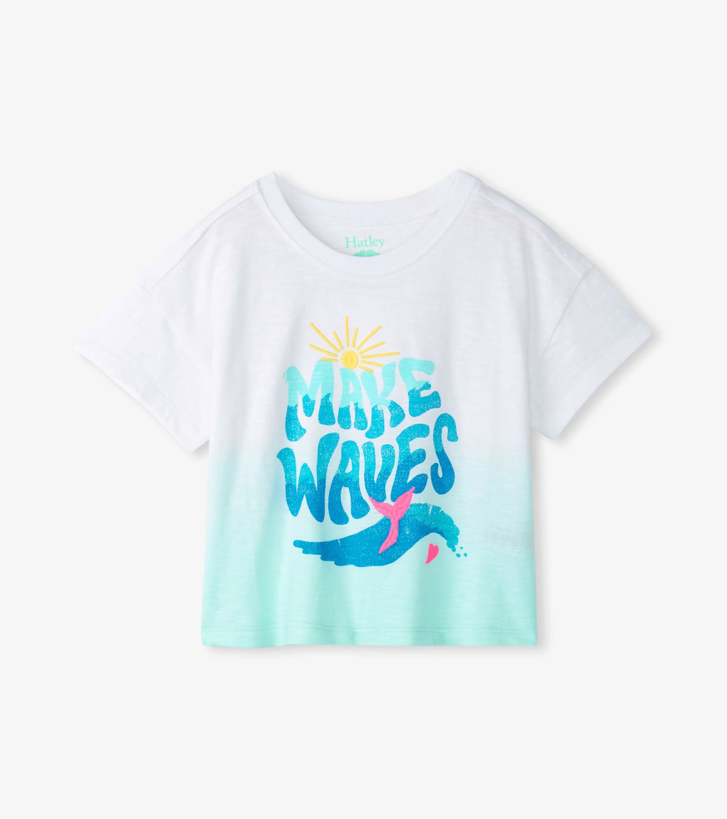 T-shirt à coupe droite – Vagues