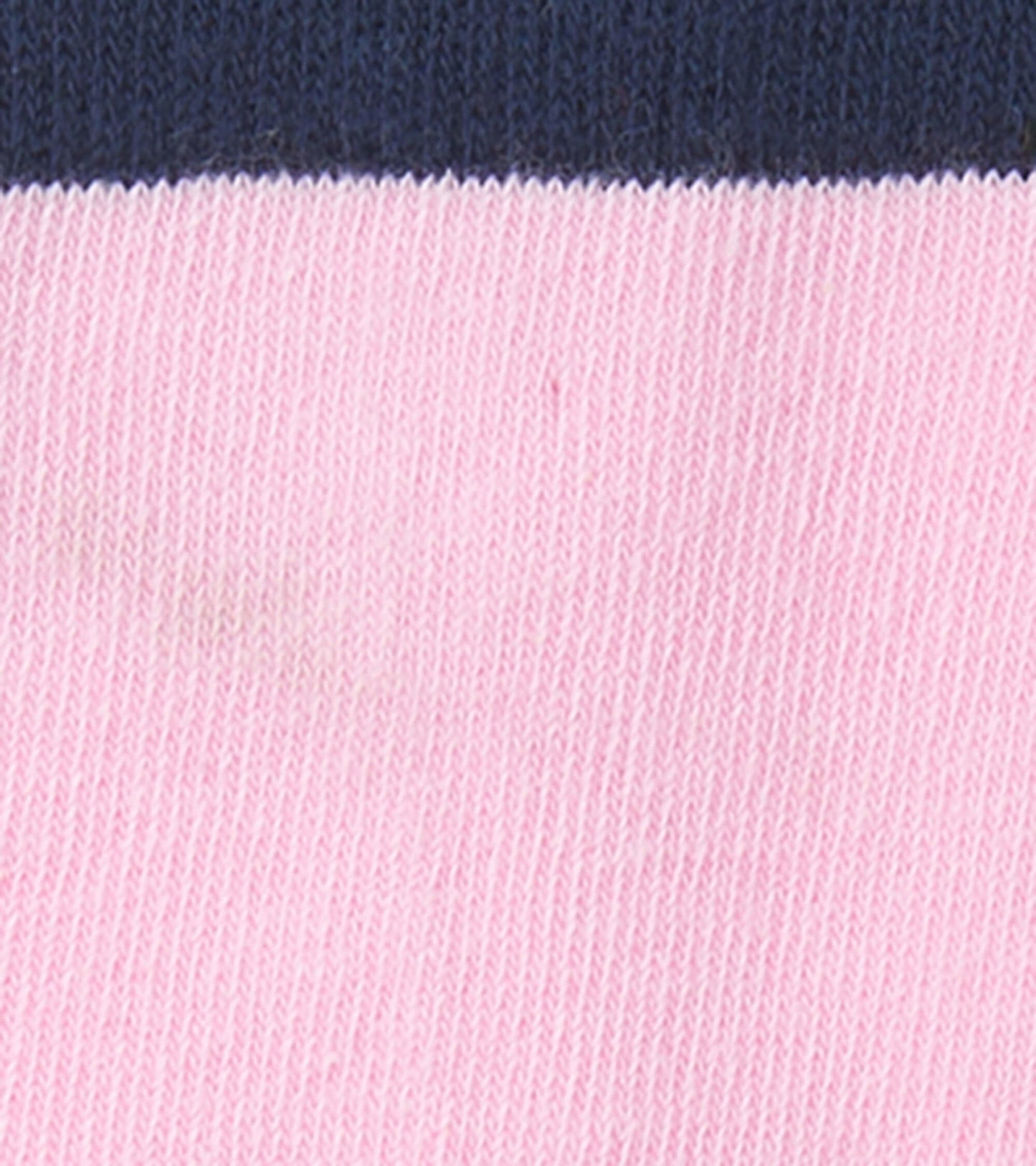 Kids Pink & Navy Crew Socks