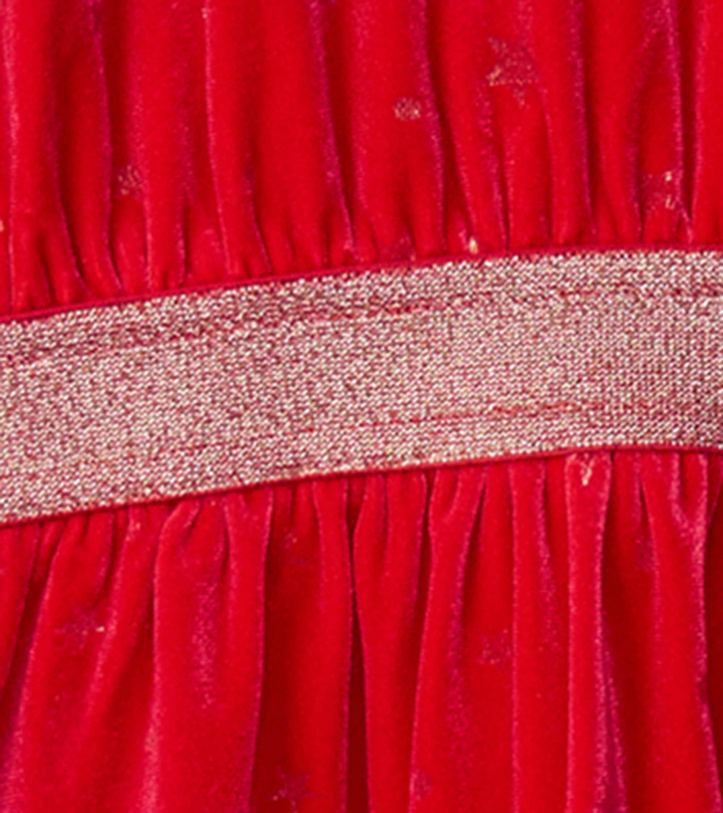 Robe en velours froissé – Étoiles des fêtes