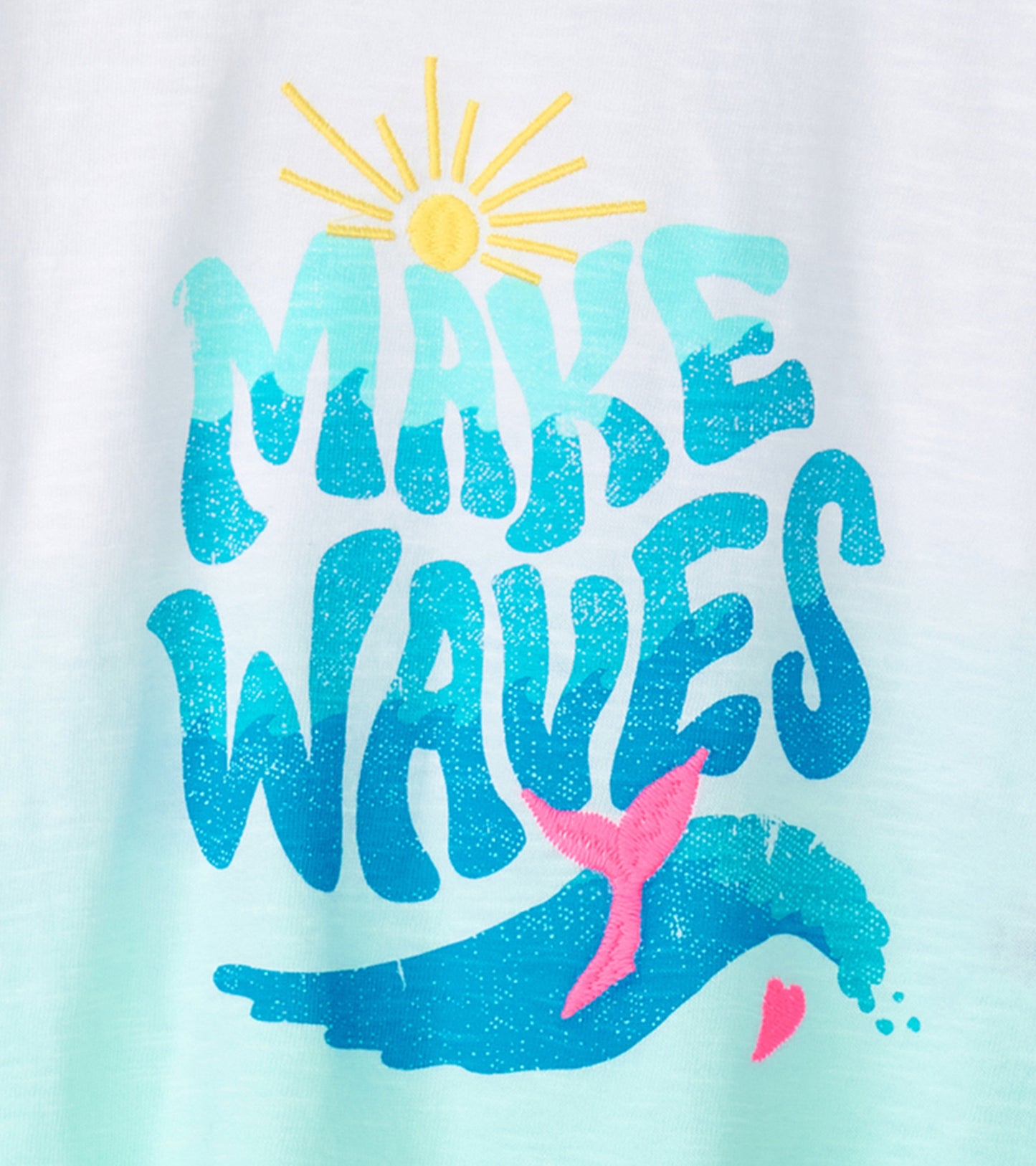 T-shirt à coupe droite – Vagues