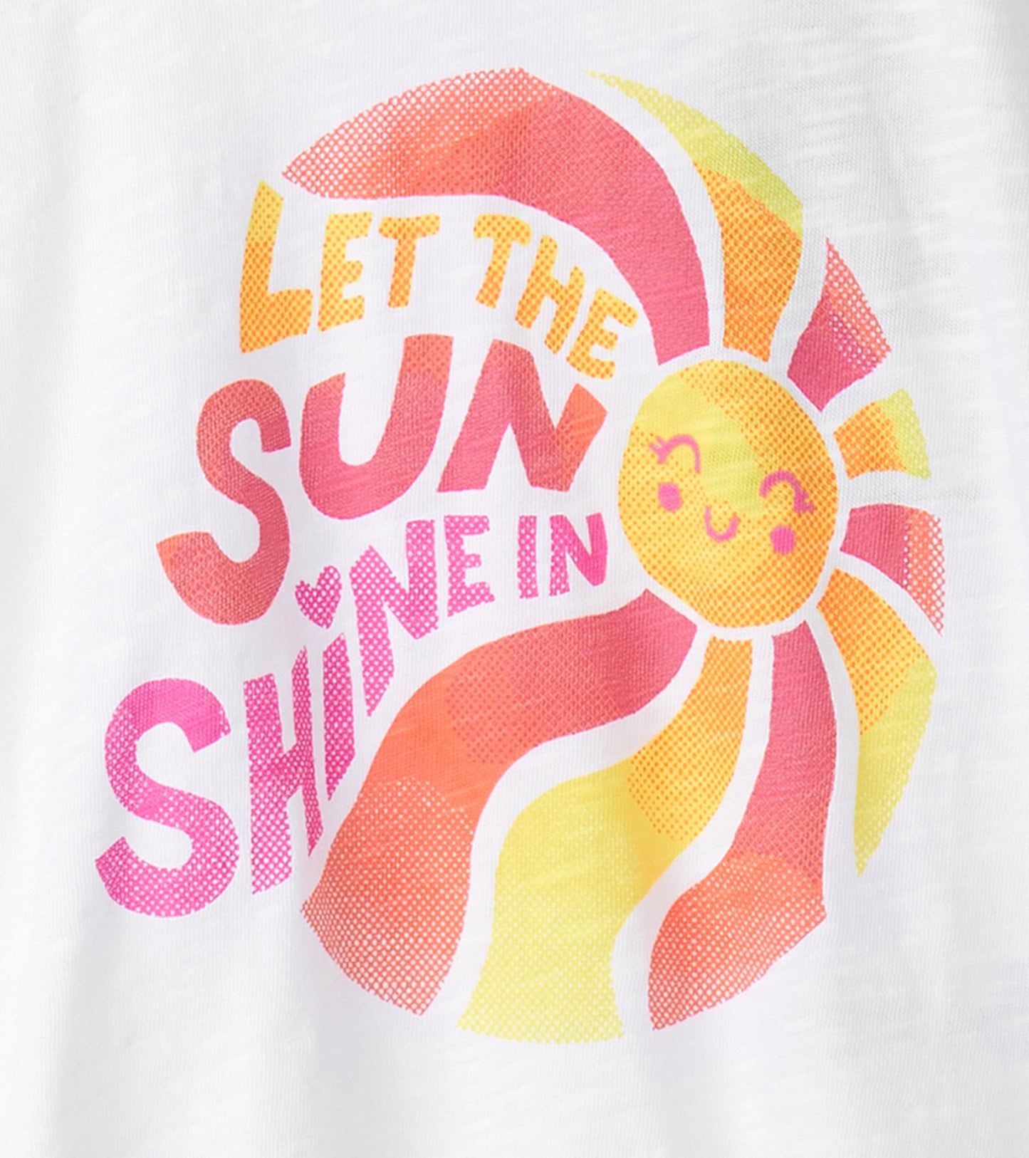 T-shirt à coupe décontractée – Soleil éclatant