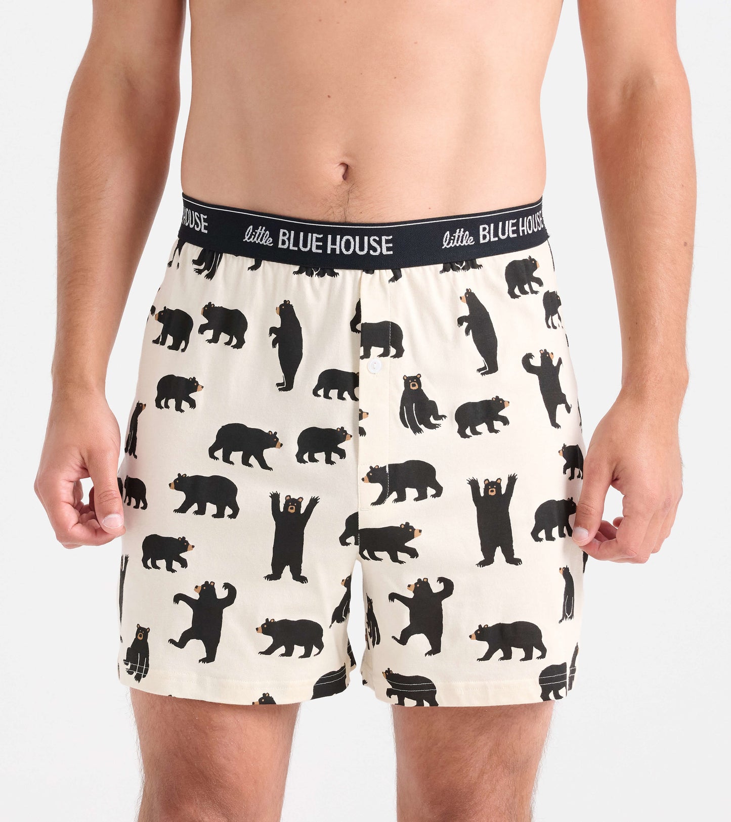 Caleçon boxeur pour homme – Ours noirs