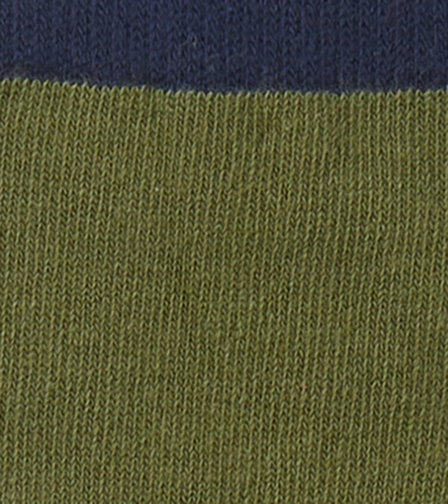 Green and navy crew socks with a soft knit texture, suitable for kids aged 2-12.
