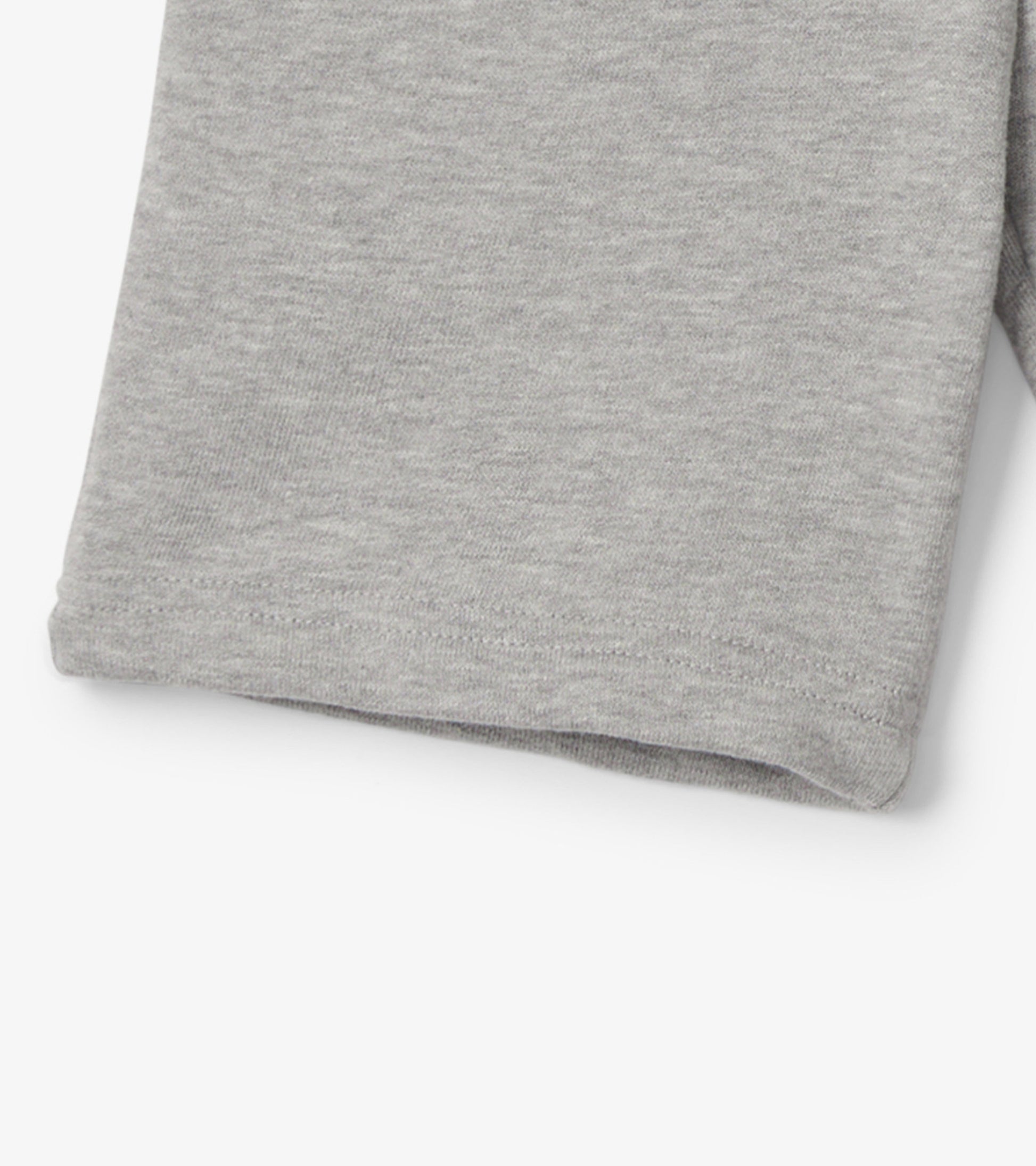 Grey terry shorts for boys, featuring a soft texture and comfortable fit, ideal for athletic activities.