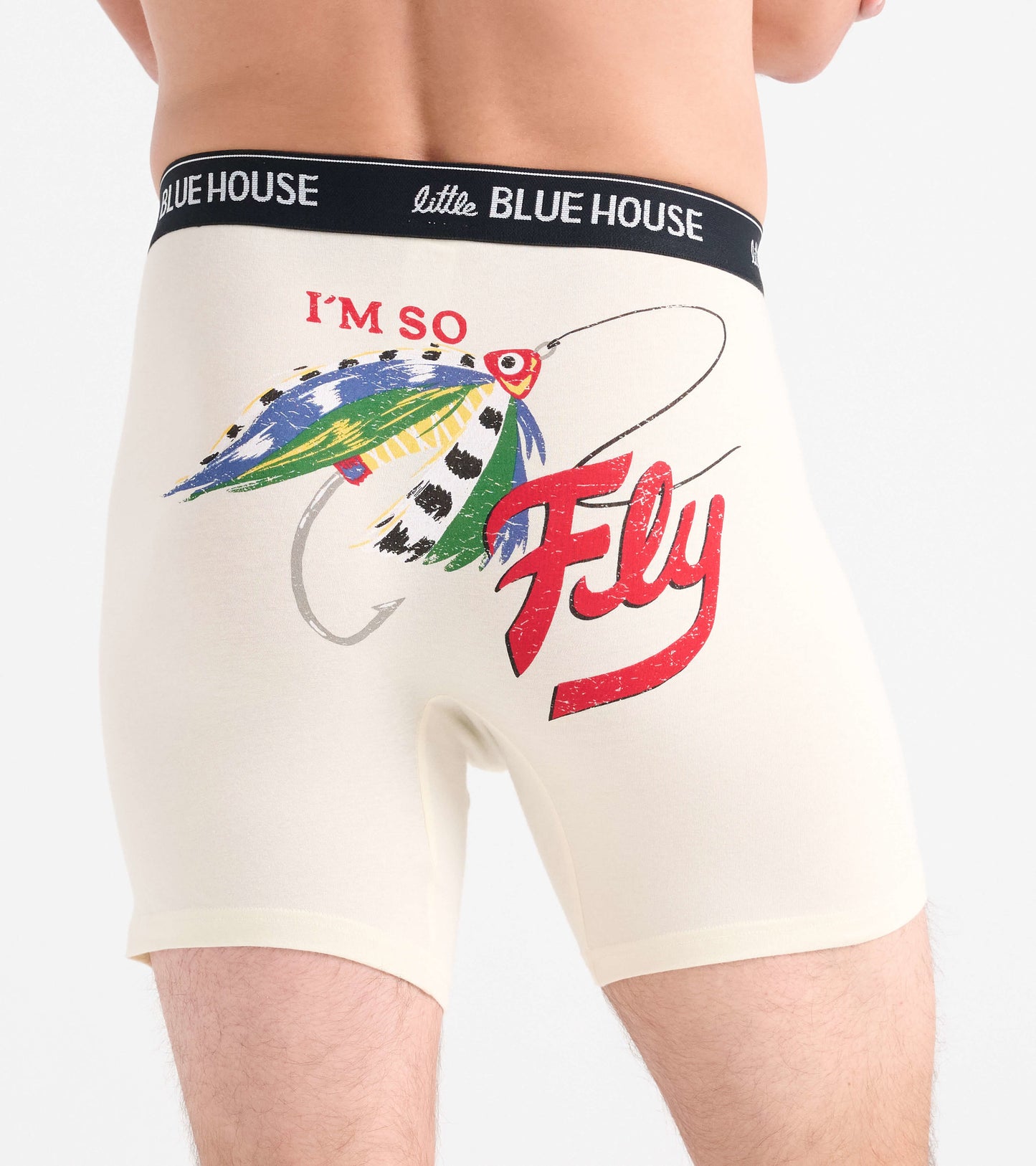Caleçon boxeur pour homme – Hameçon « I’m So Fly »