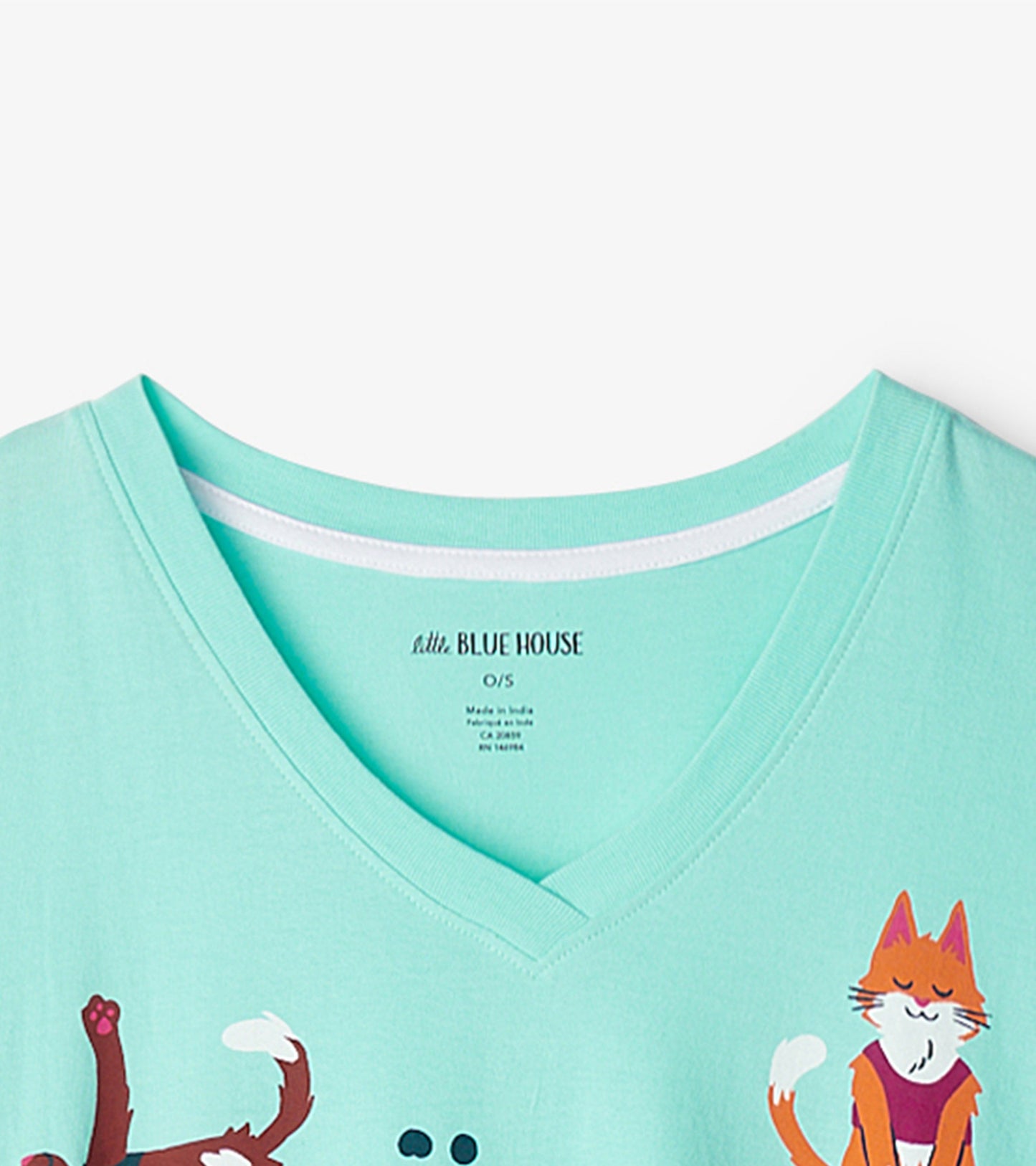 Chemise de nuit pour femme – Chats « Yoga Pawsitions »